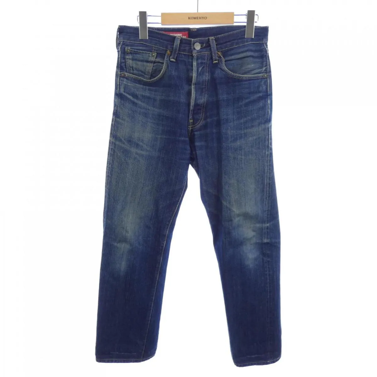 Denim Indigo Back Eye Logo Long Pants