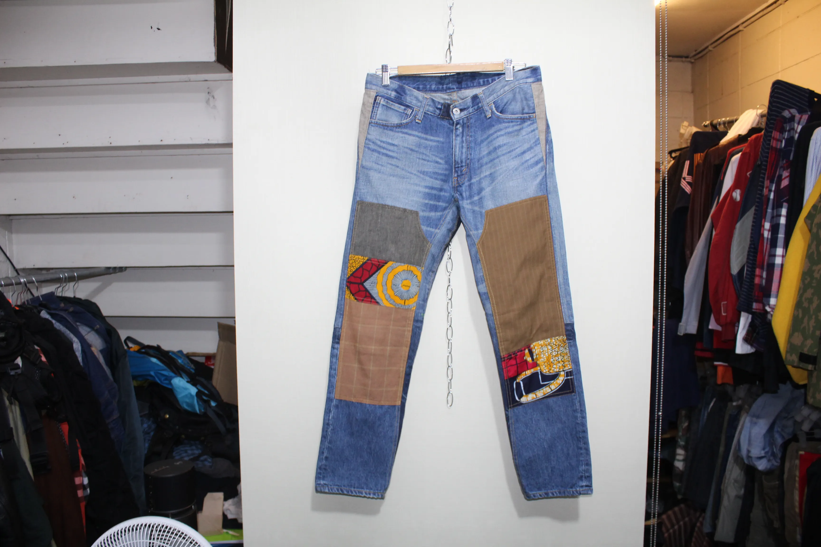 junya watanabe patchwork jeans FREE SHIPPING