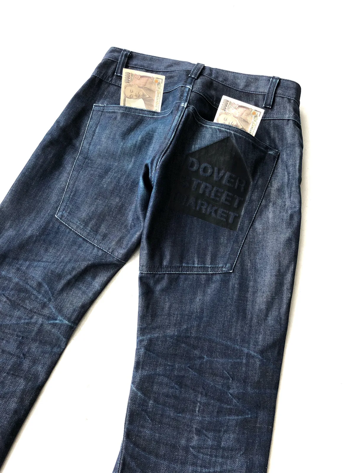 GRAIL🔥FW15 Dover Street Market Logo Indigo Denim