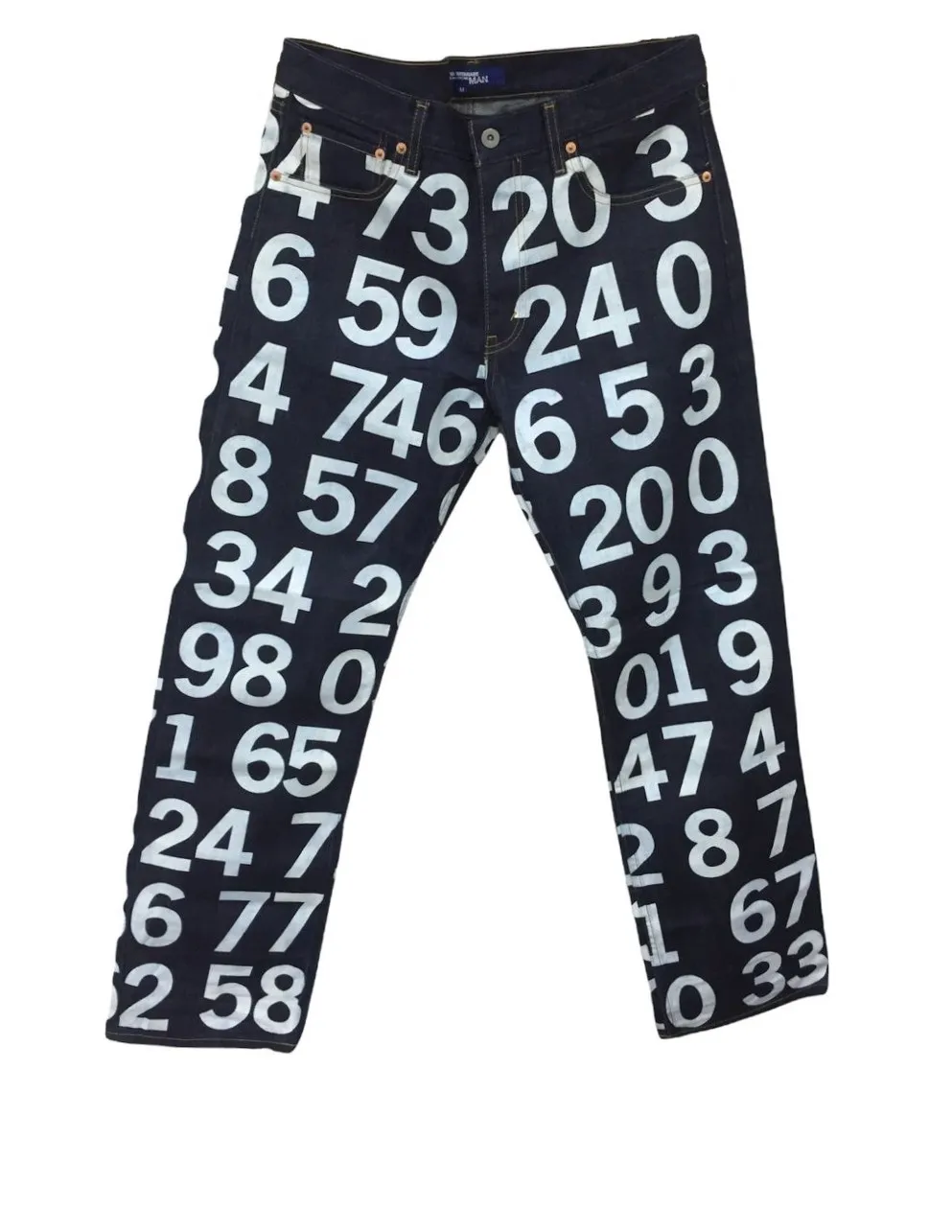 2002 Junya Watanabe Numeric Print