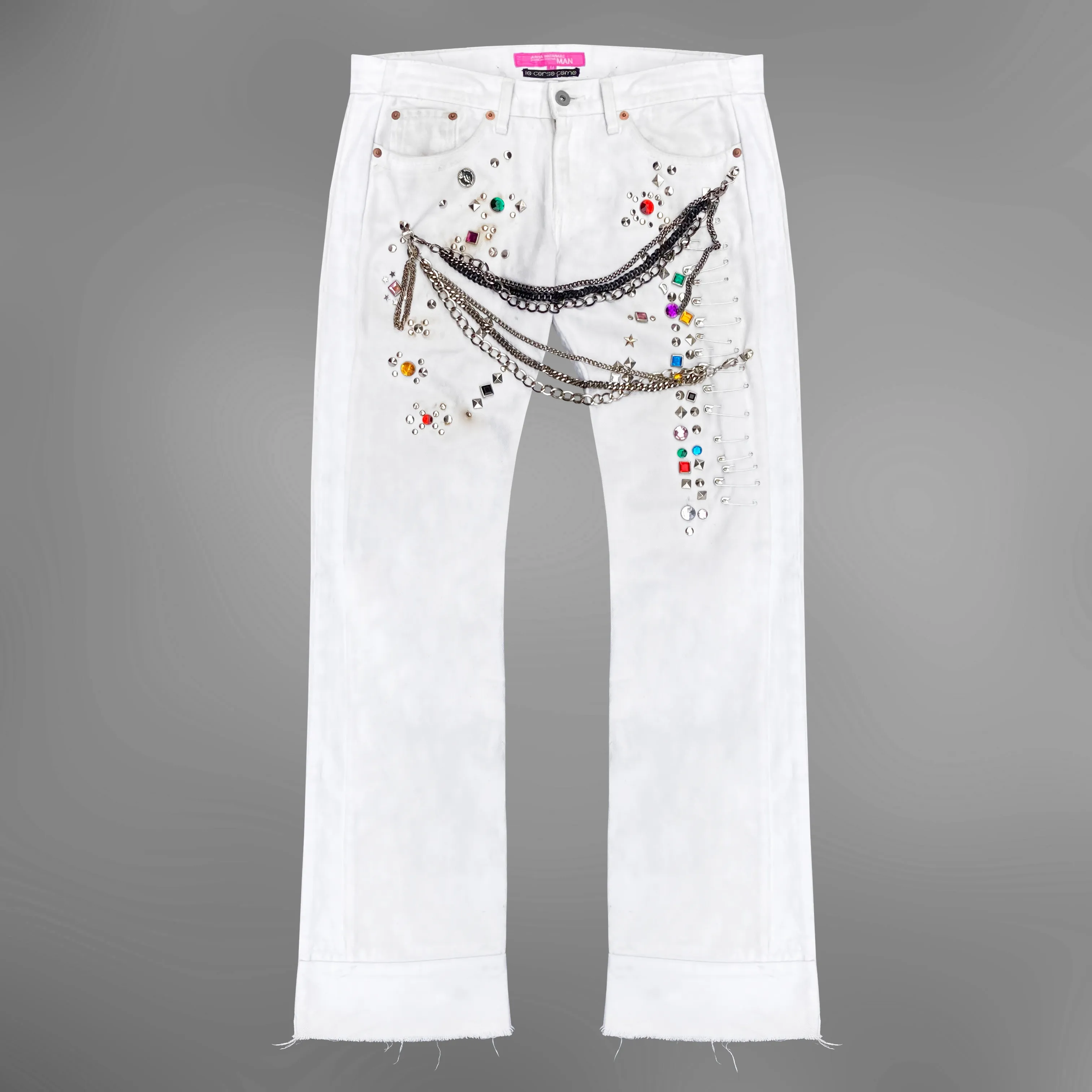 Junya Watanabe Comme Des Garçons Jewel Chain Denim