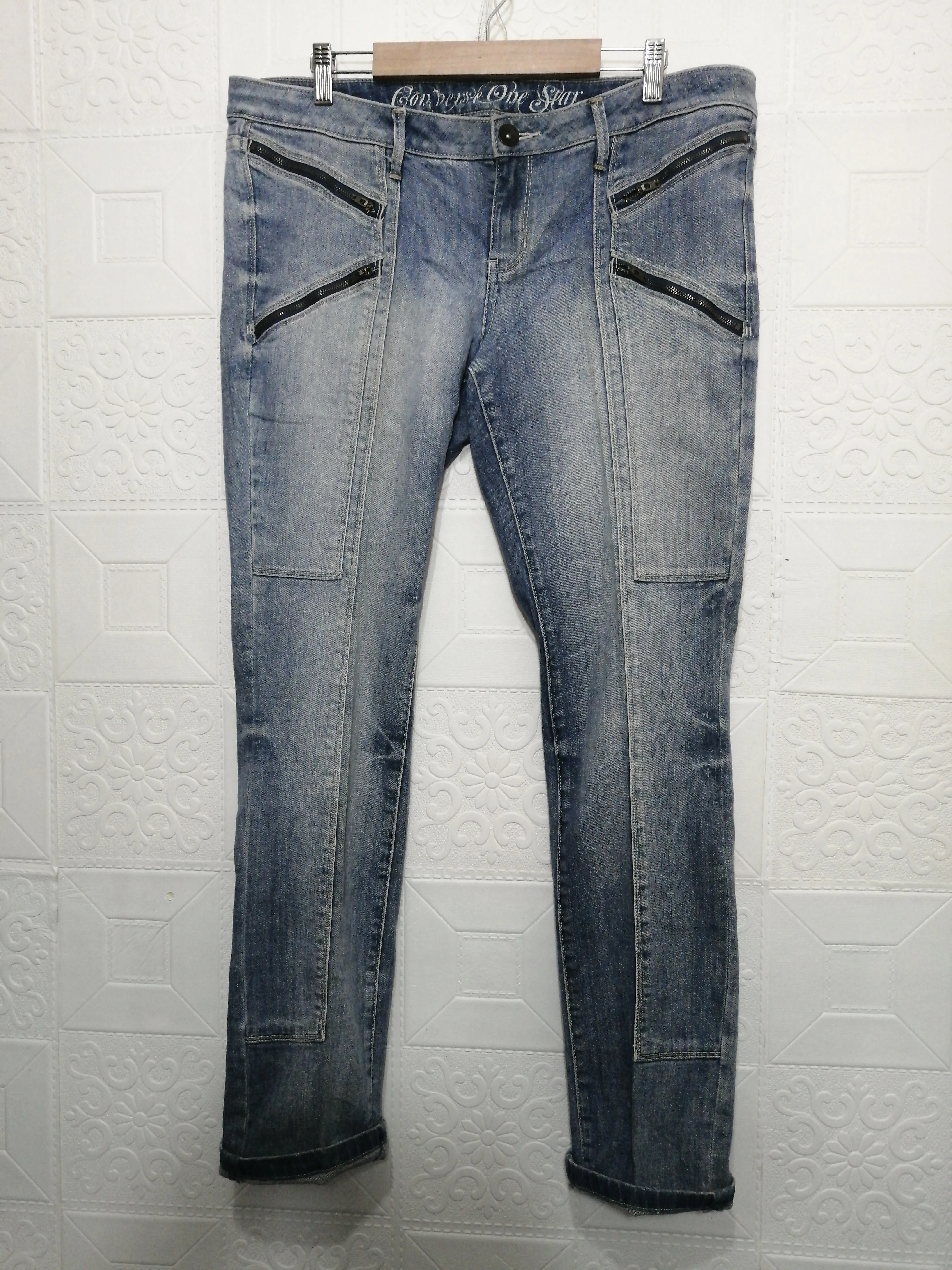 Vintage Skinny Converse One Star Jeans