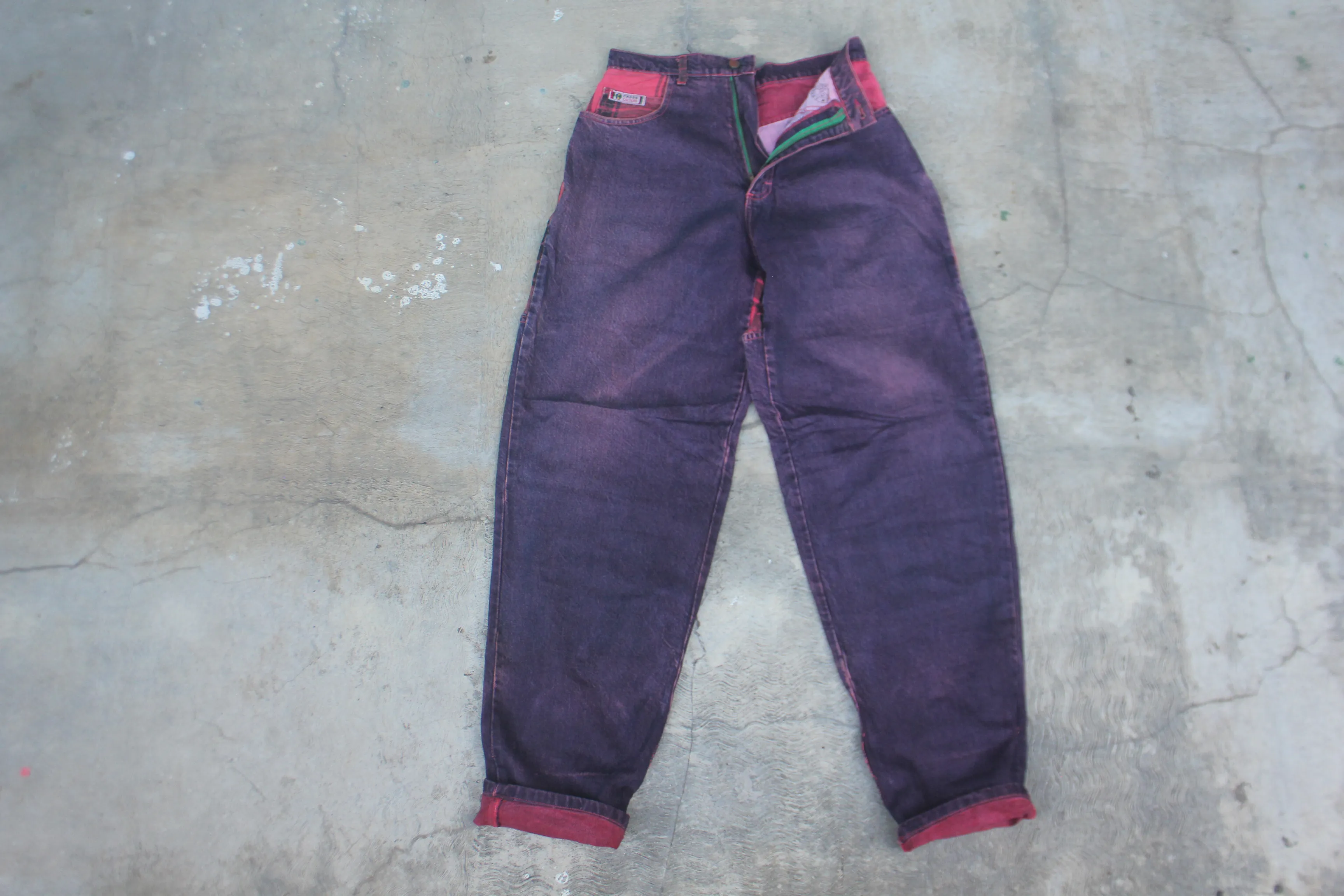 🔥Rare Vintage cross colours baggy jeans 90s hip hop rap