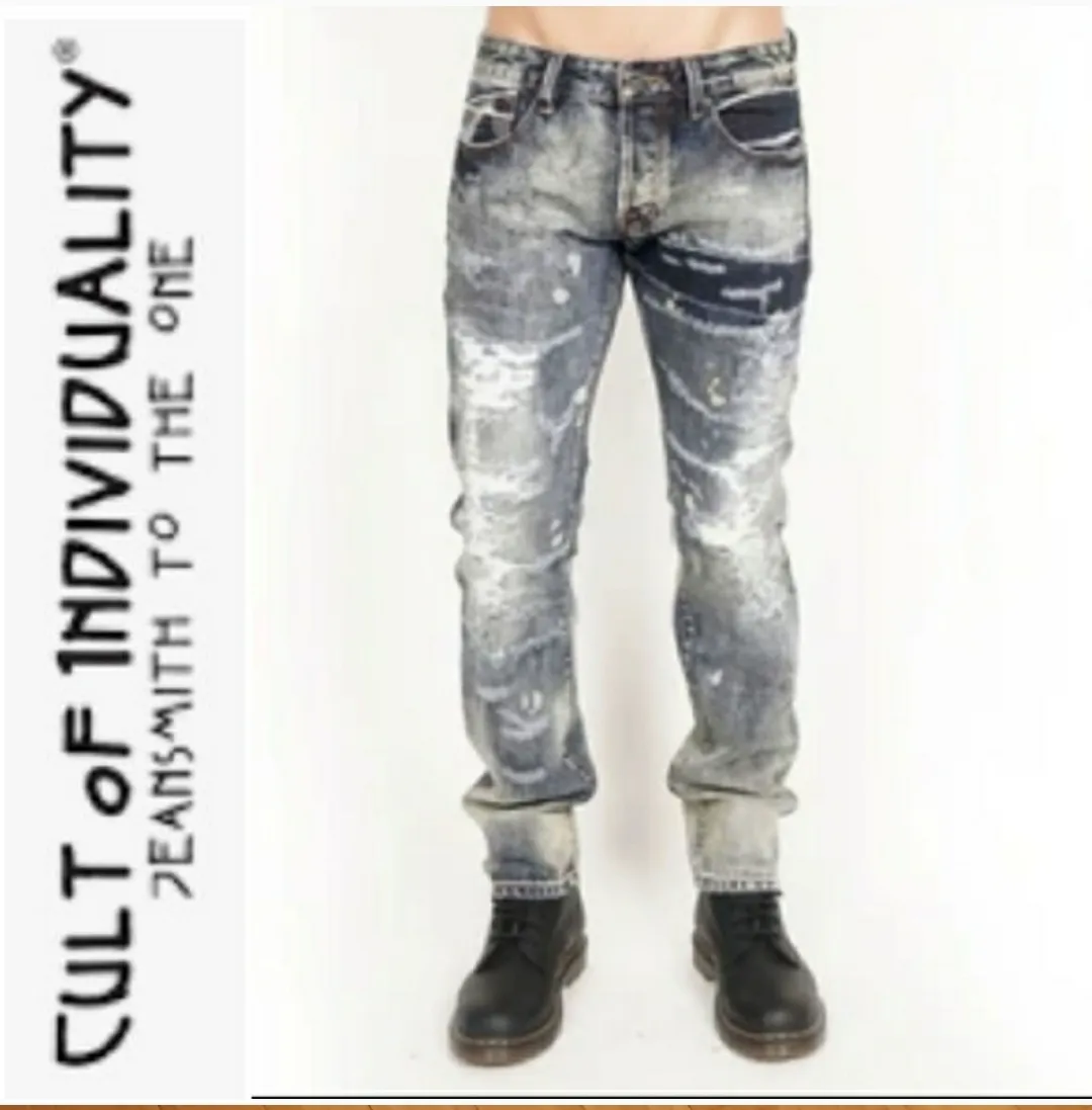 Cult Distressed Rebel Straight Jean