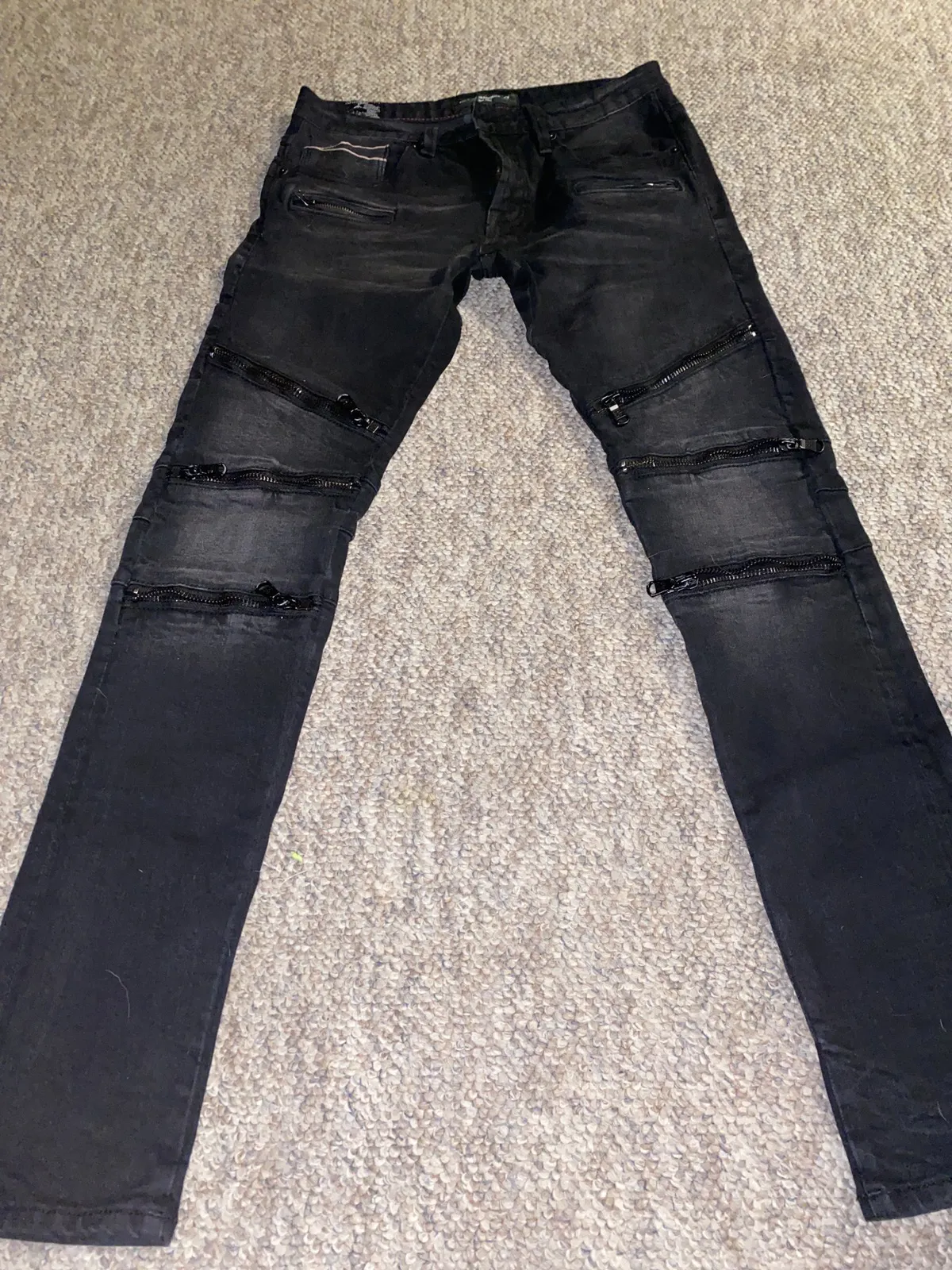 Cult Of Individuality Slim Fit Black Jeans