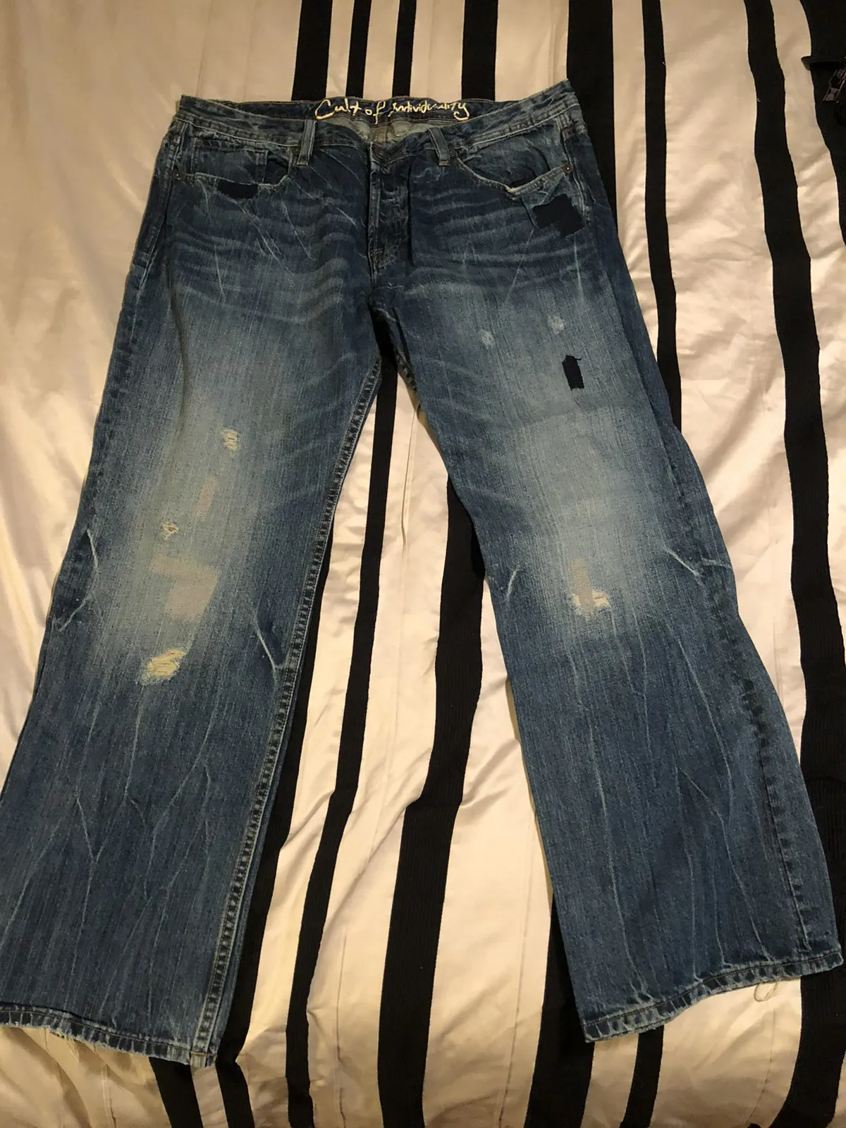 Cult of Individuality Mens Hagen Relaxed Jeans