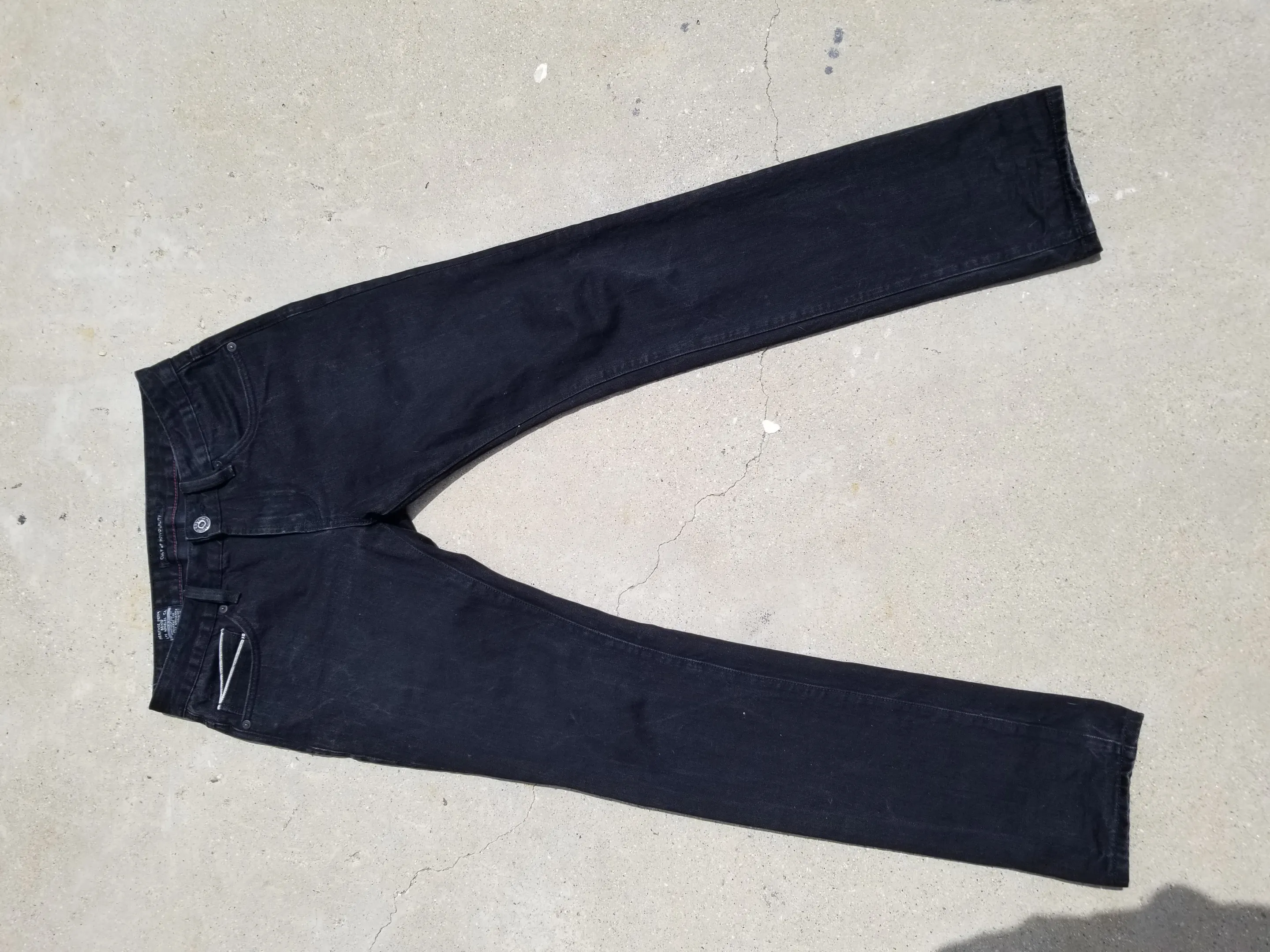 Mens denim Jean's with Selvedge inserts
