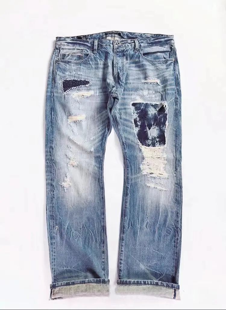Streetwear Destroy Rebellion Attitude Denim Jeans trousers