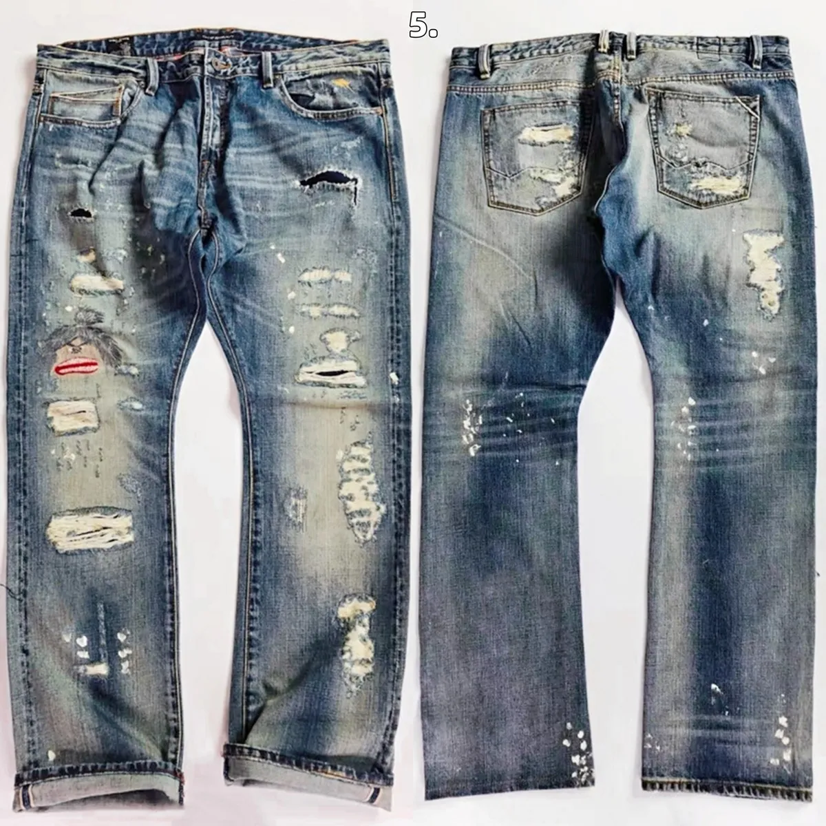 Cult Hollywood Destroy Attitude style Jeans trousers pants