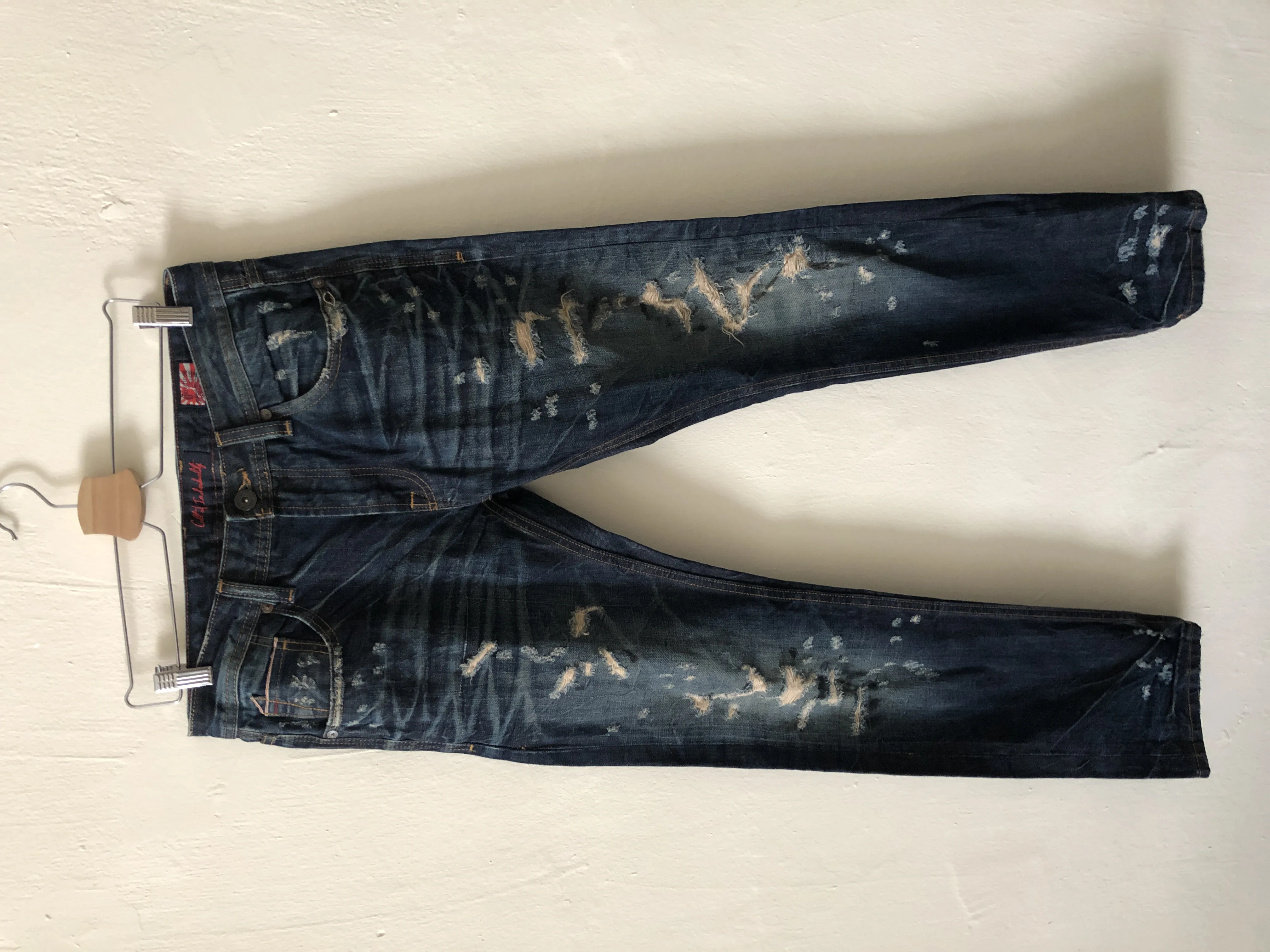 Cult Of Individuality Ripped Selvedge Denim Jeans