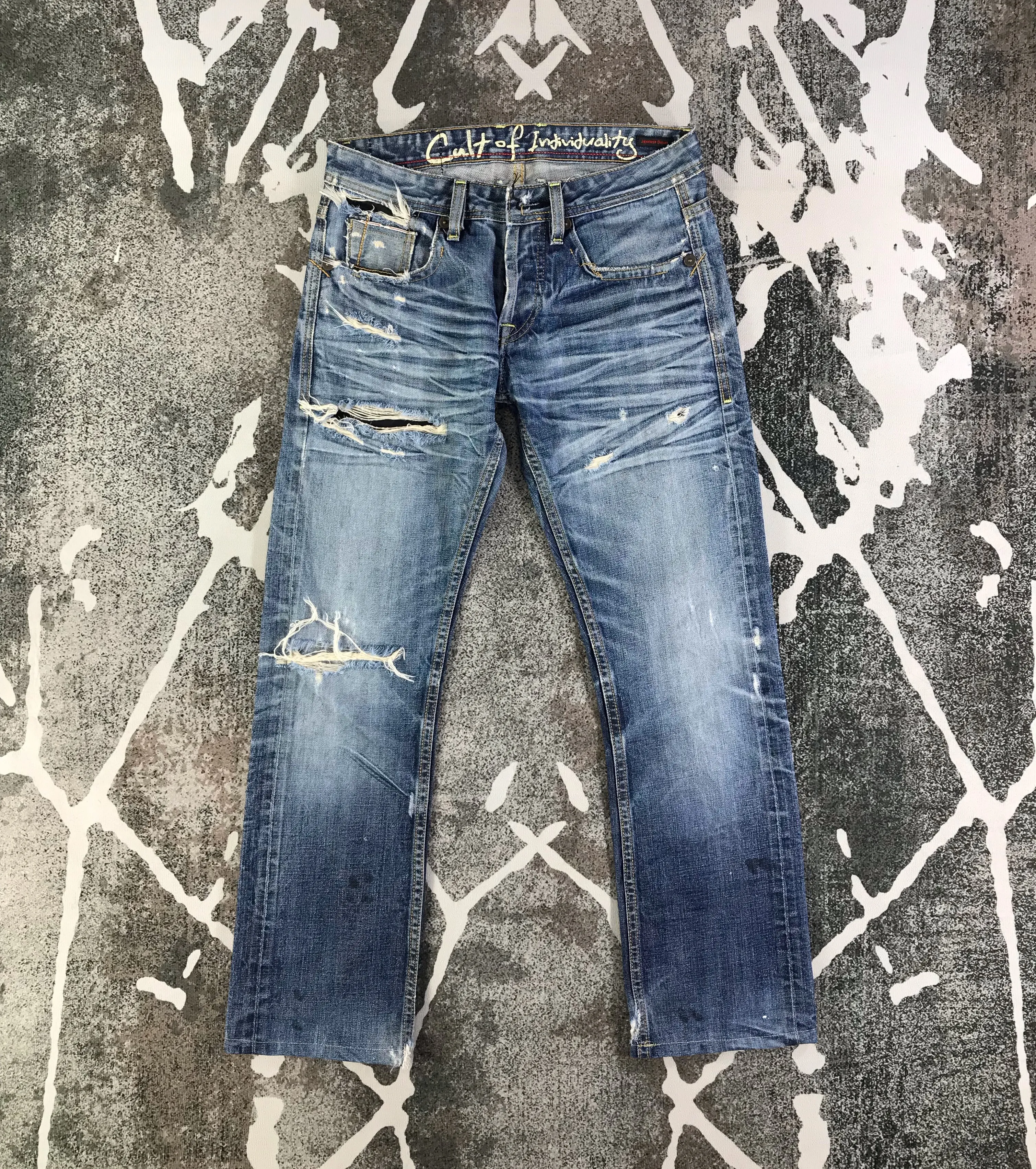 Cult Of Individuality Selvedge Distressed Jeans KJ2056