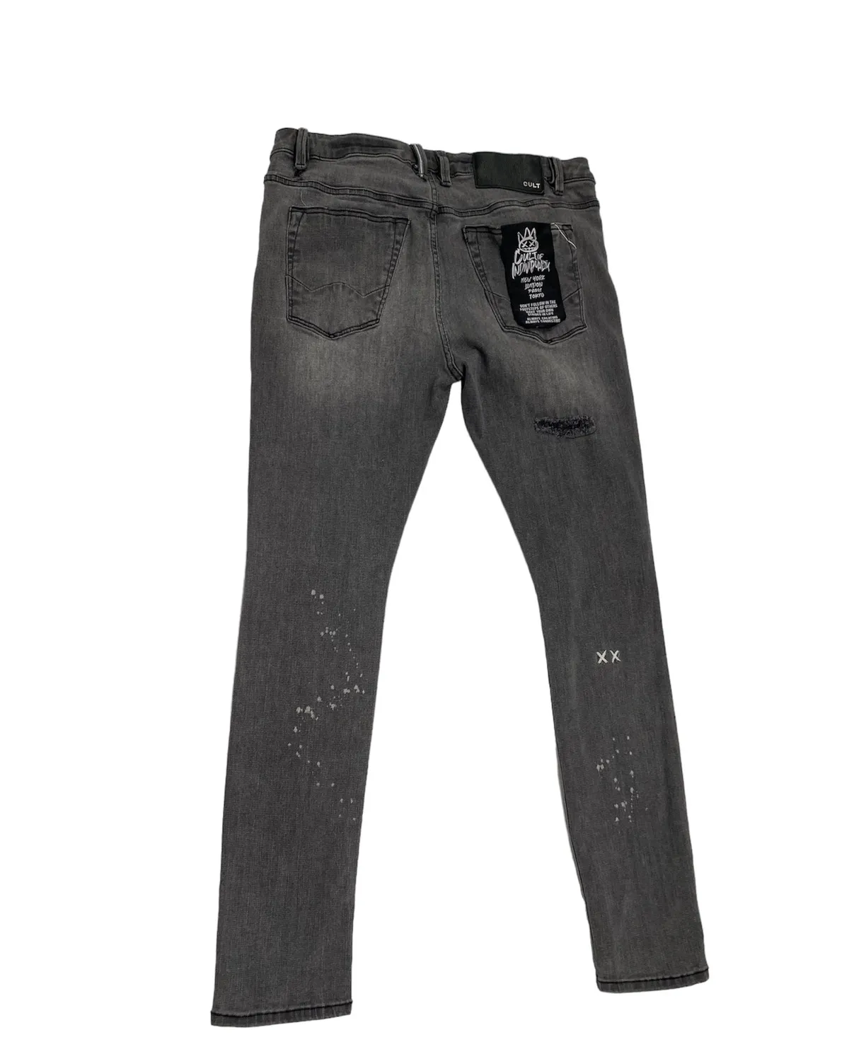 Cult of Individuality Men’s 38x32 Blue Punk Super Skinny