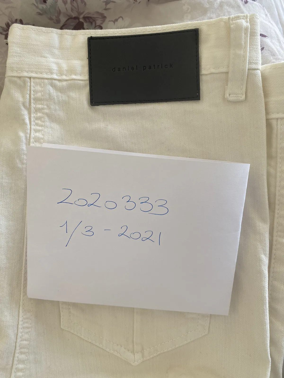 Daniel Patrick Classic Ripped Skinny Jean II / White 33