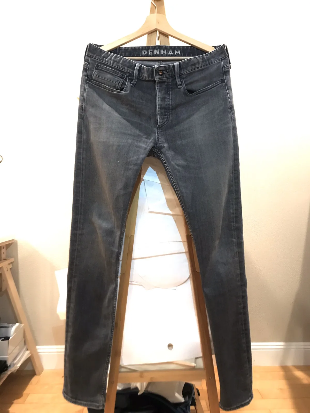 Denham Black Bolt Skinny Fit Denim