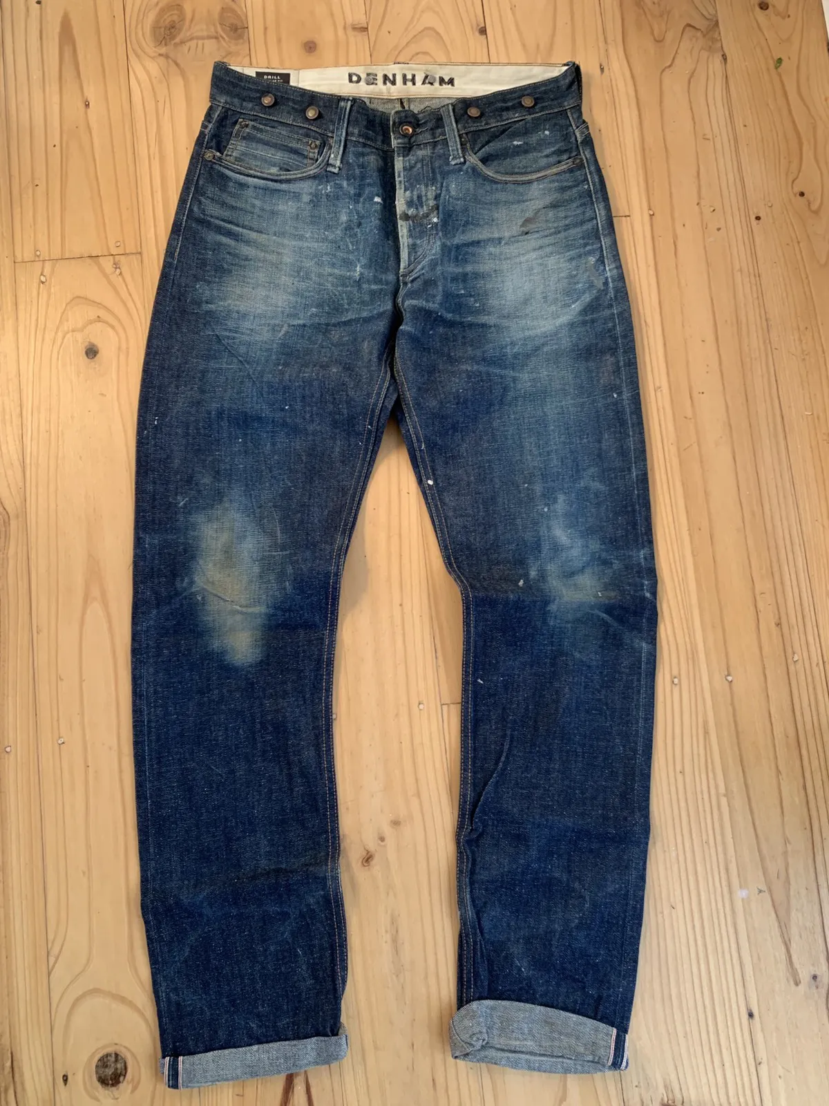 Denham drill anniversary selvedge jeans 30 rare