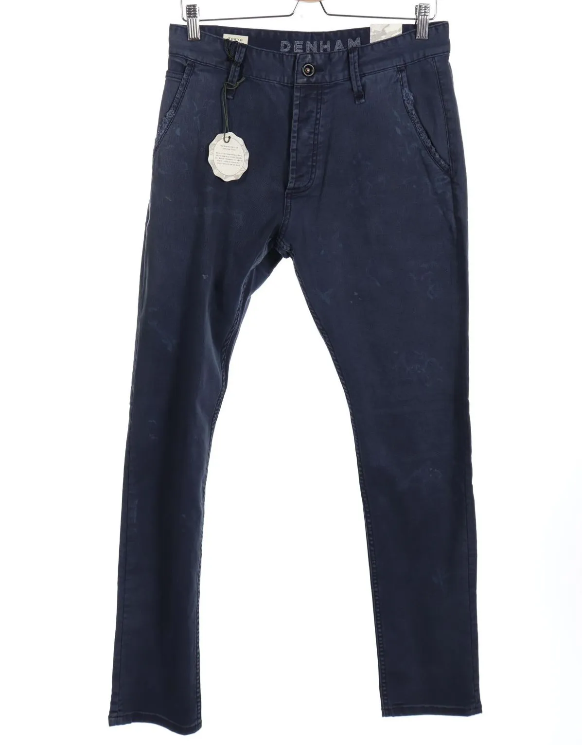 New $350 DENHAM Tokyo Drop Carrot Fit Skinny Slim Jeans