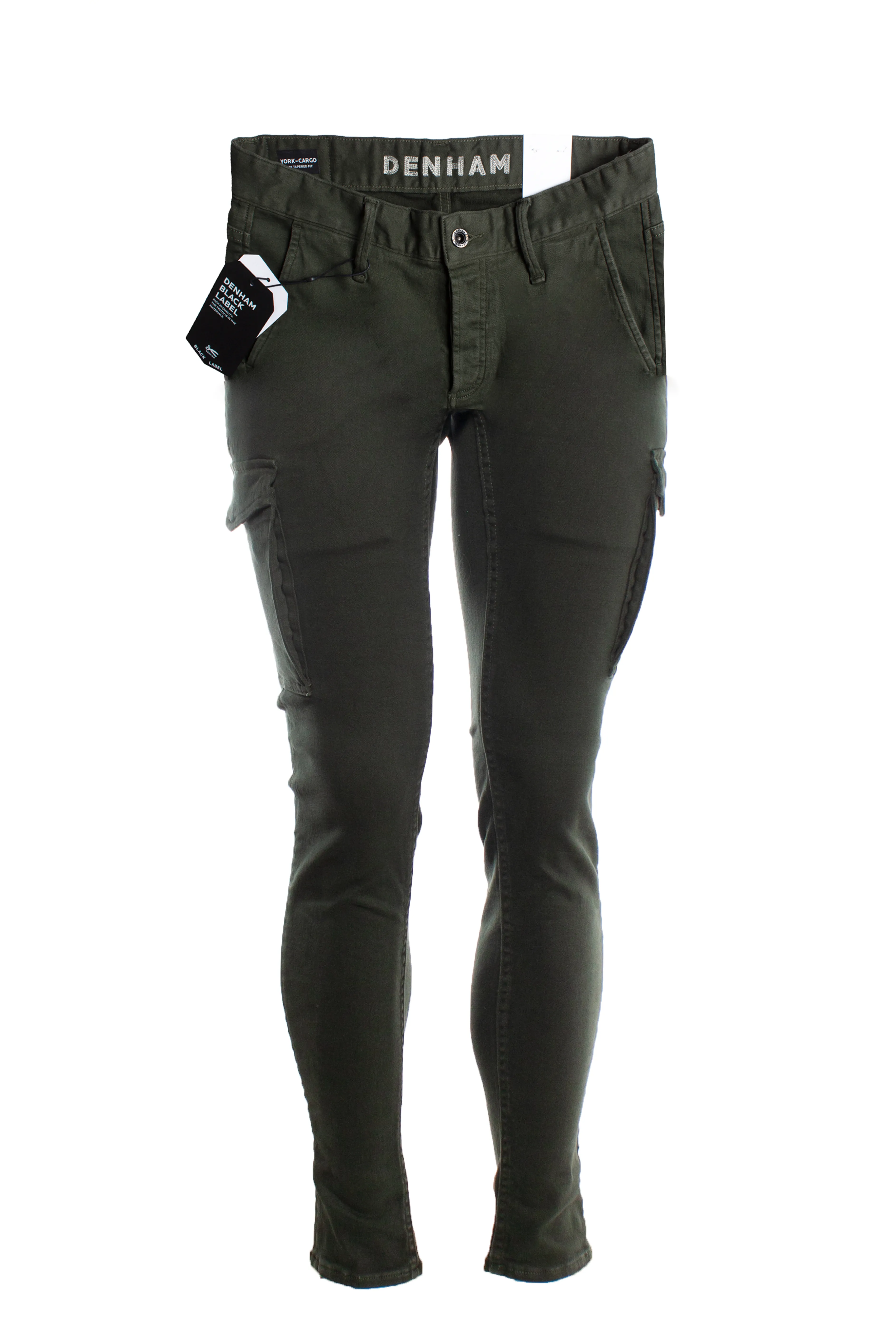 green cargo jeans