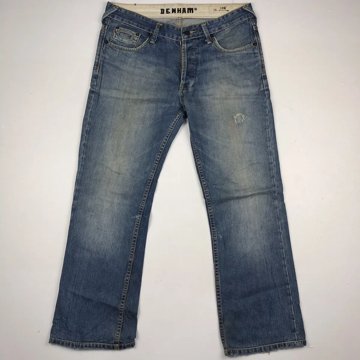 Vintage Denham distressed denim nice design