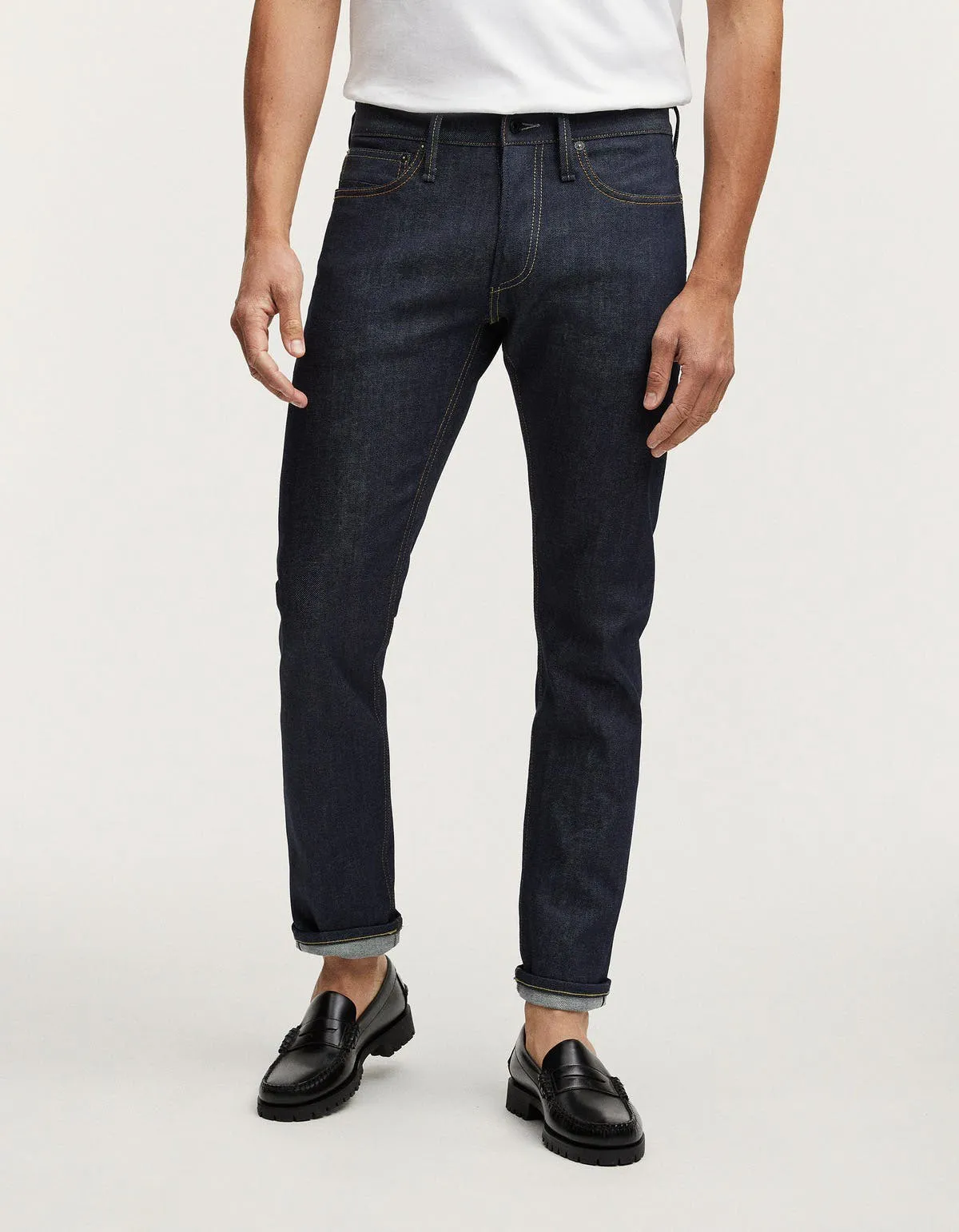RAZOR ITALIAN VIRGIN STRETCH SELVEDGE - Slim Fit