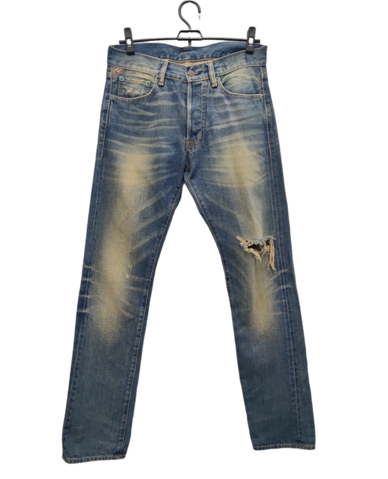 DENIM & SUPPLY RL SLIM DISTRESSED (J206)