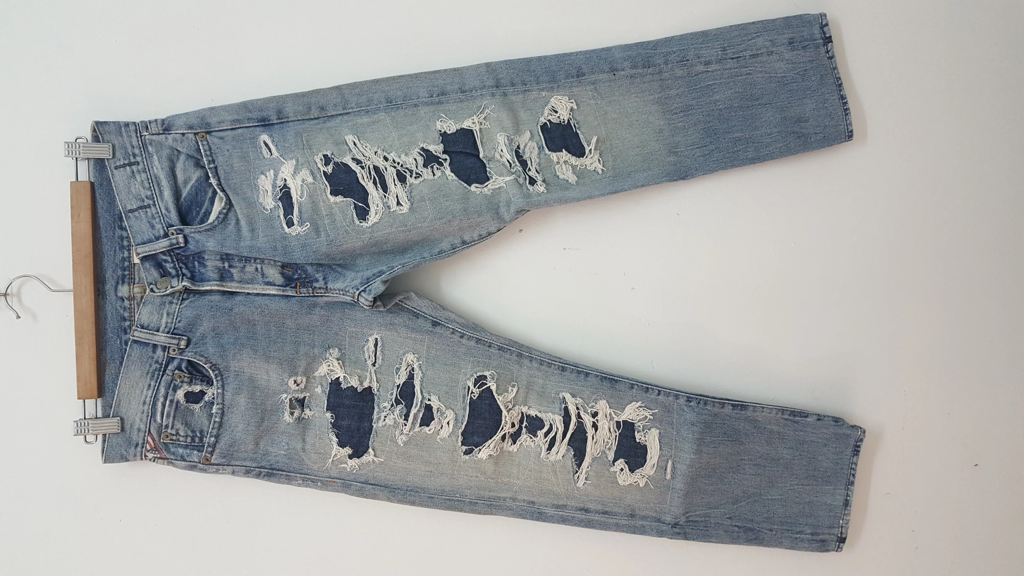 INSANE🔥🔥🔥 RL DISTRESSED DESIGN ROCKSTAR VIBE JEANS