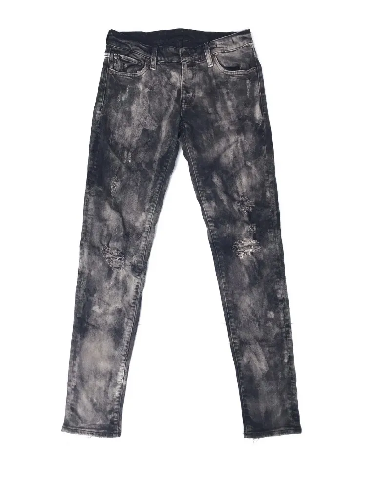 Denim Supply Ralph Lauren Stone Wash Black Slim Jeans