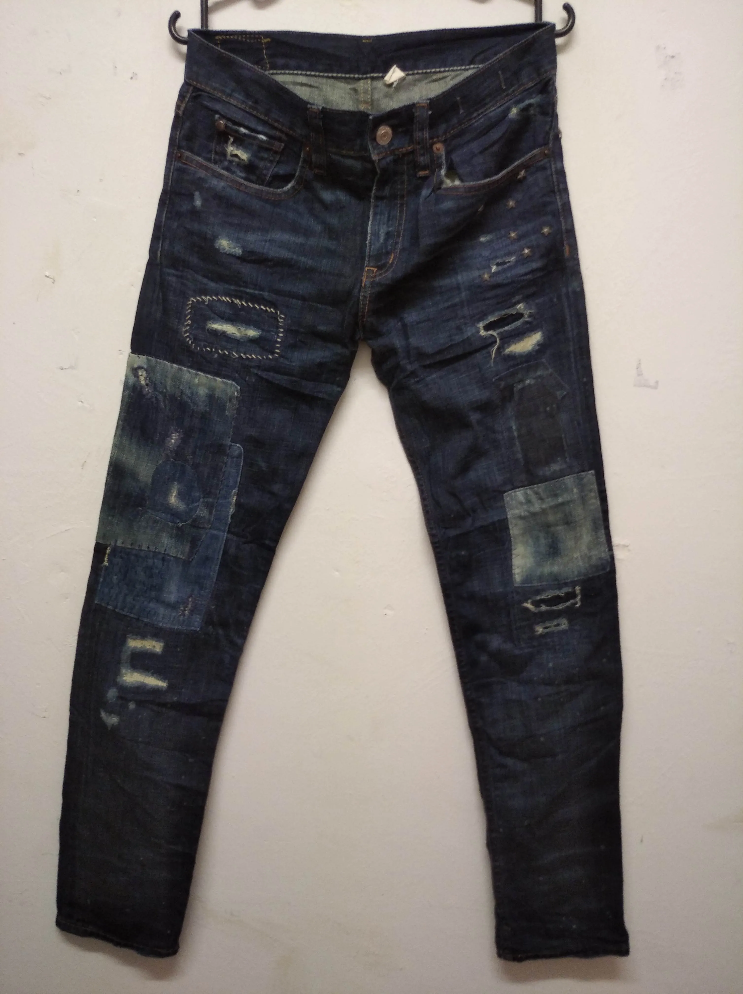 Denim and supply Ralph Lauren patchwork jeans
