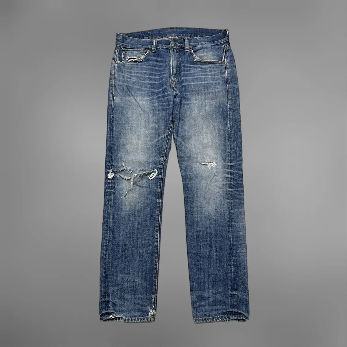 Polo Ralph Lauren denim supply distressed denim pants