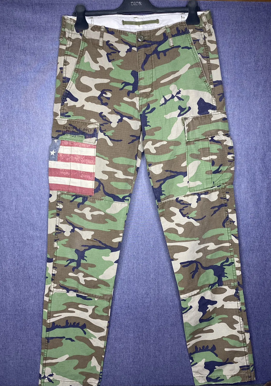 Ralph Lauren Denim and Supply Army Cargo Pants Camo