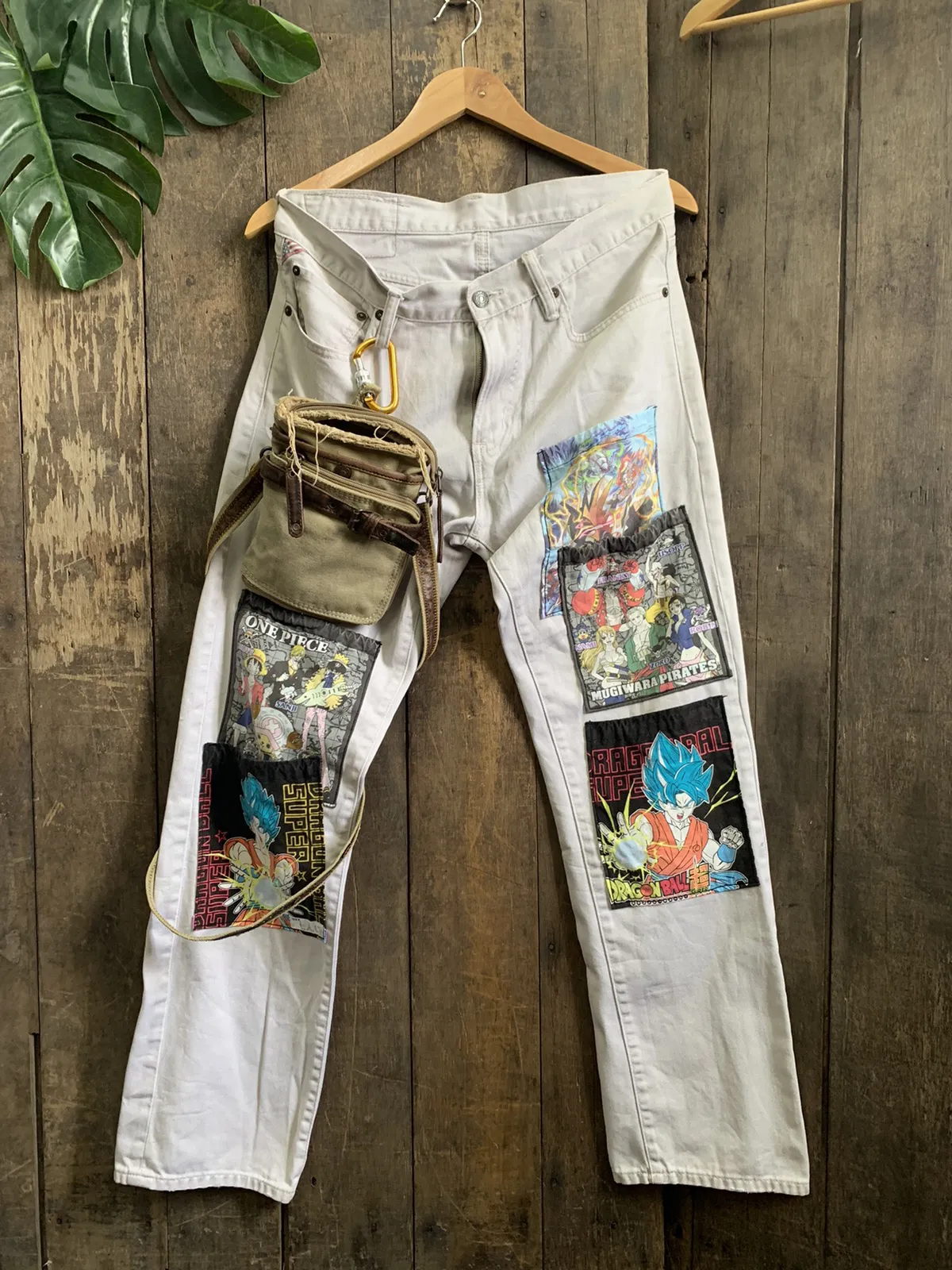 Custom Made Denim Supply RL Patchwork Bondage Pant