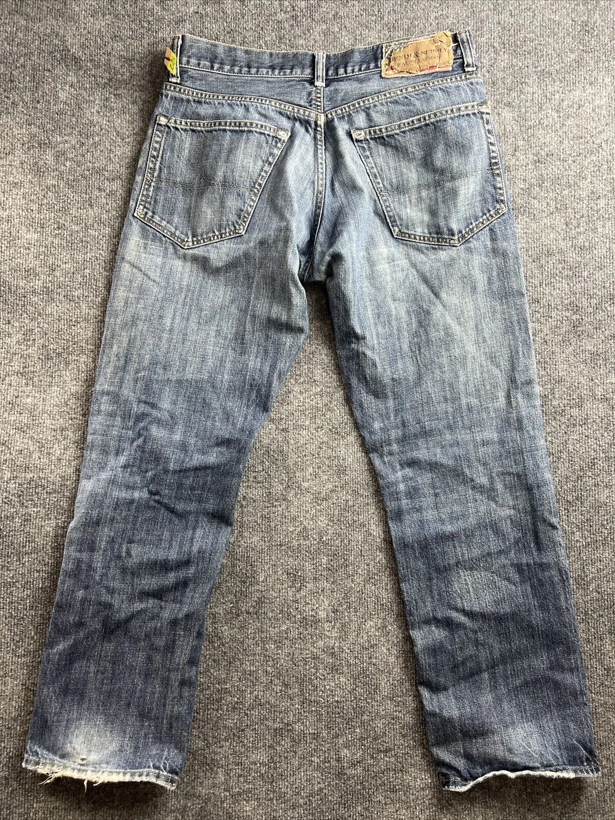 Denim & Supply Ralph Lauren Mens Jeans 33x29 Blue Distressed