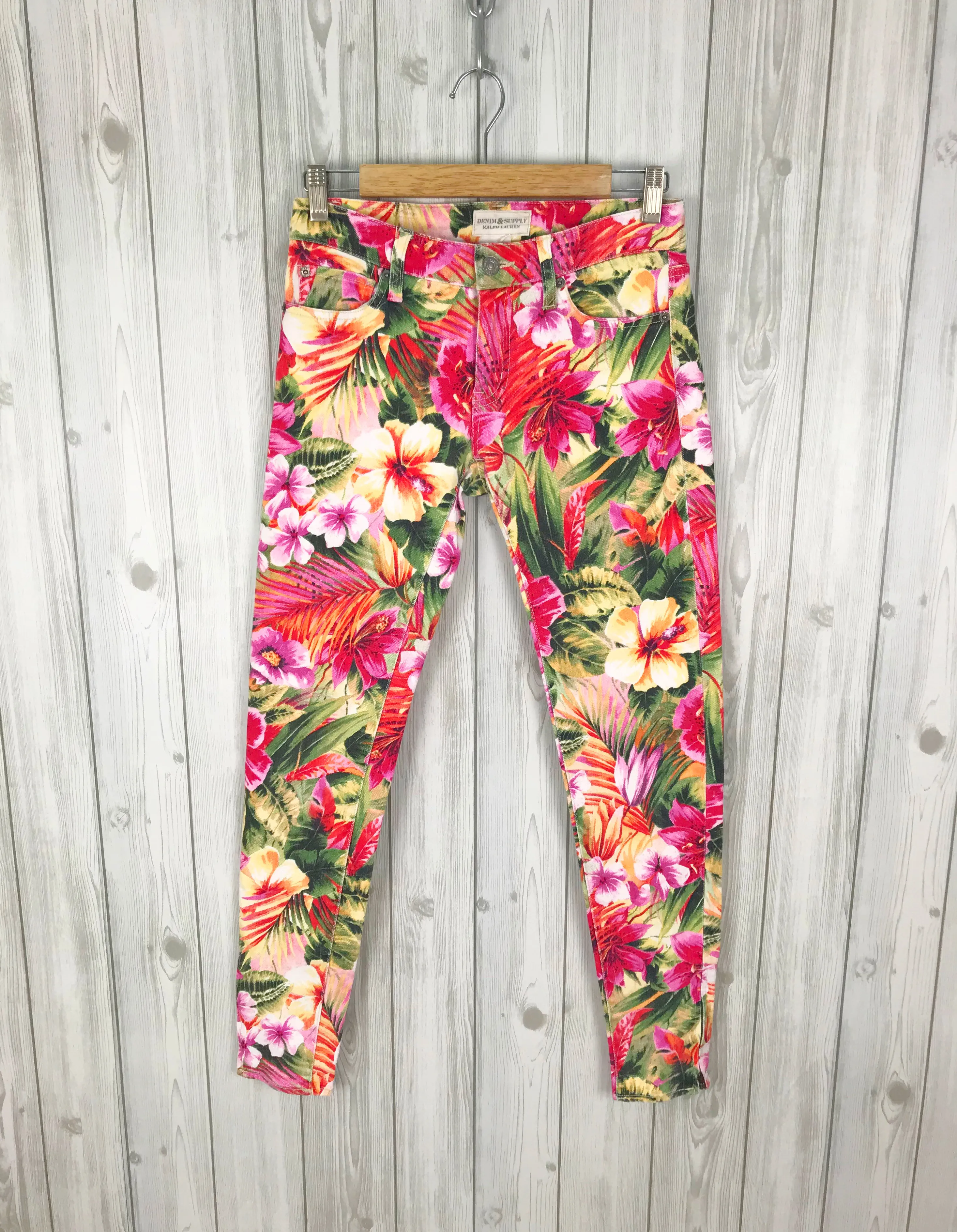 DENIM & SUPPLY Ralph Lauren Floral Stretch Denim Jeans