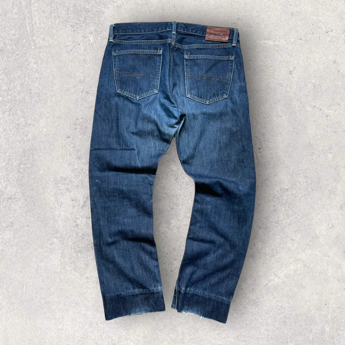 Crazy Polo Ralph Lauren Baggy Denim Jeans