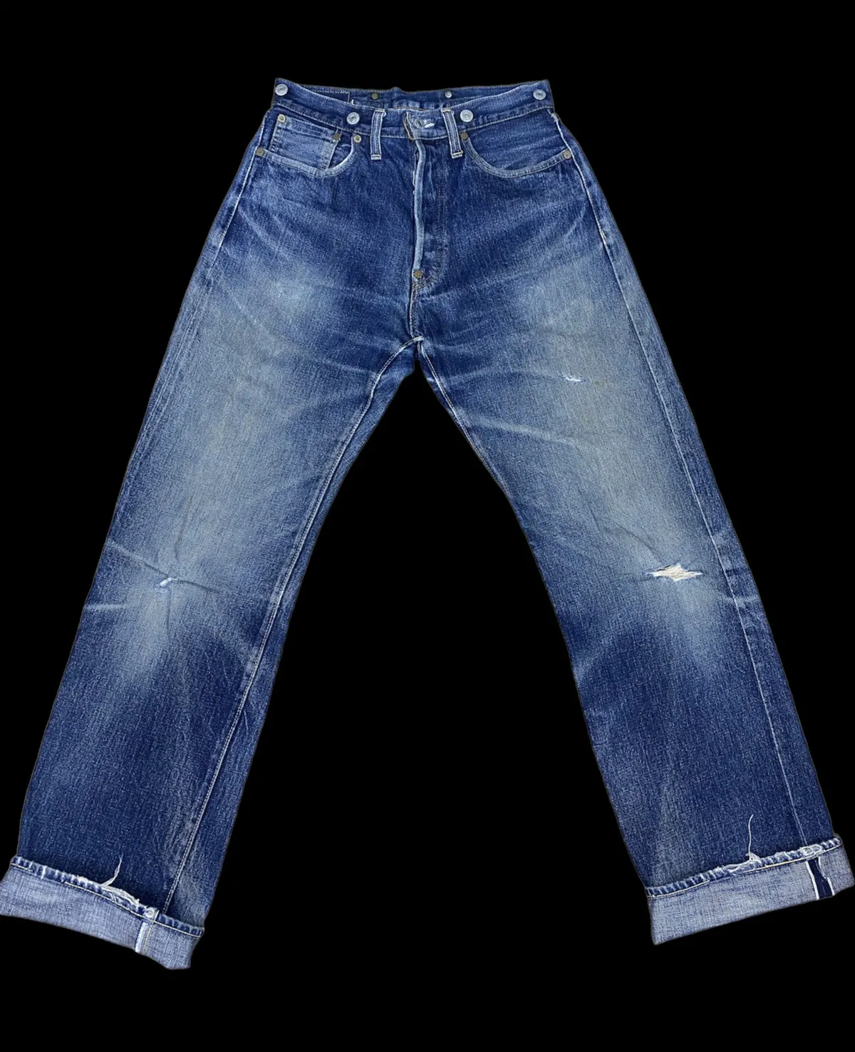 size 29 denime redline japanese brand distressed jeans