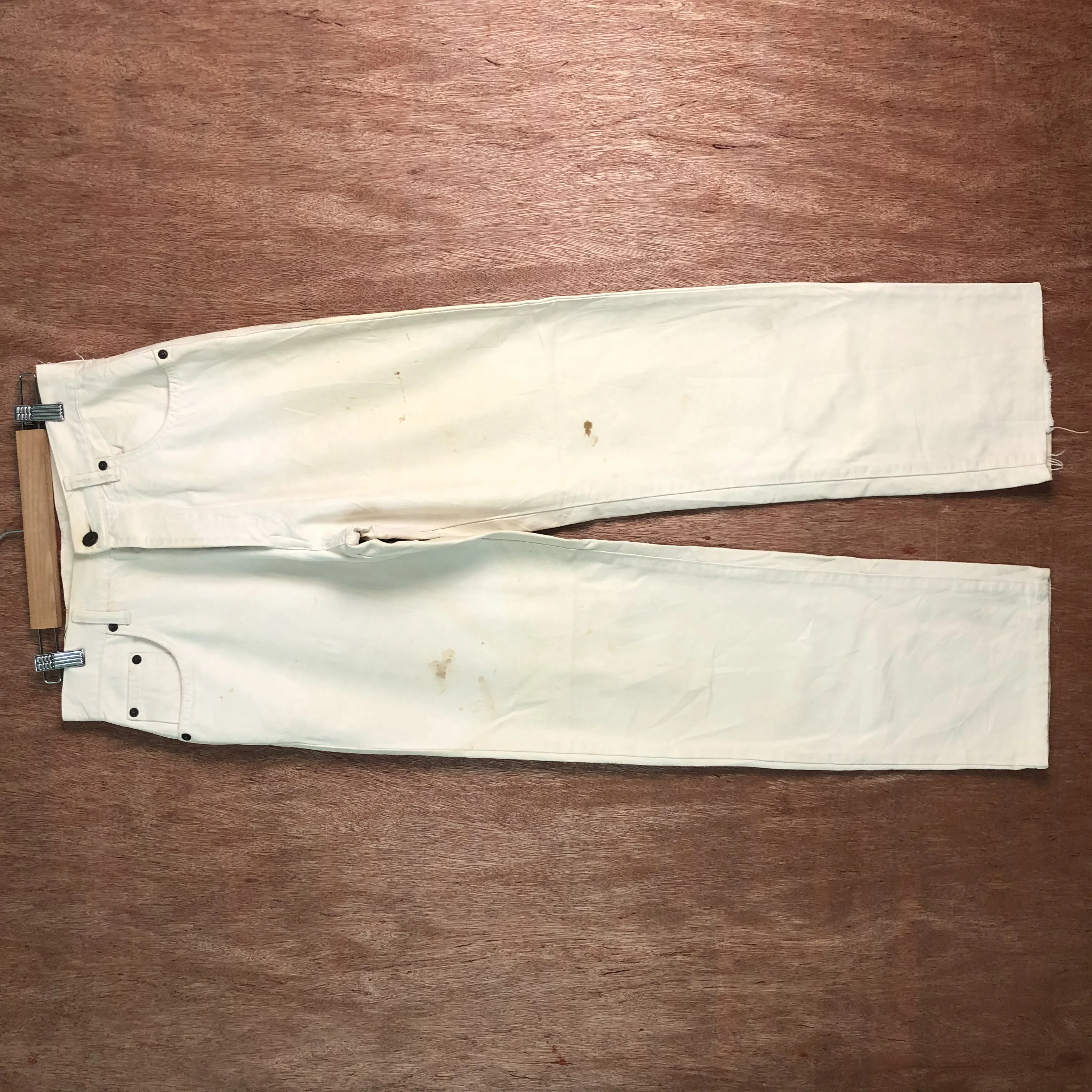 Edwin White Denim Pants