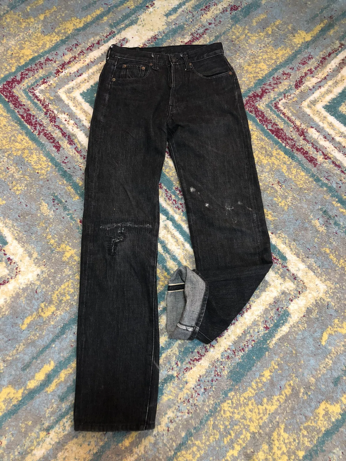 Denime selvedge jeans super black