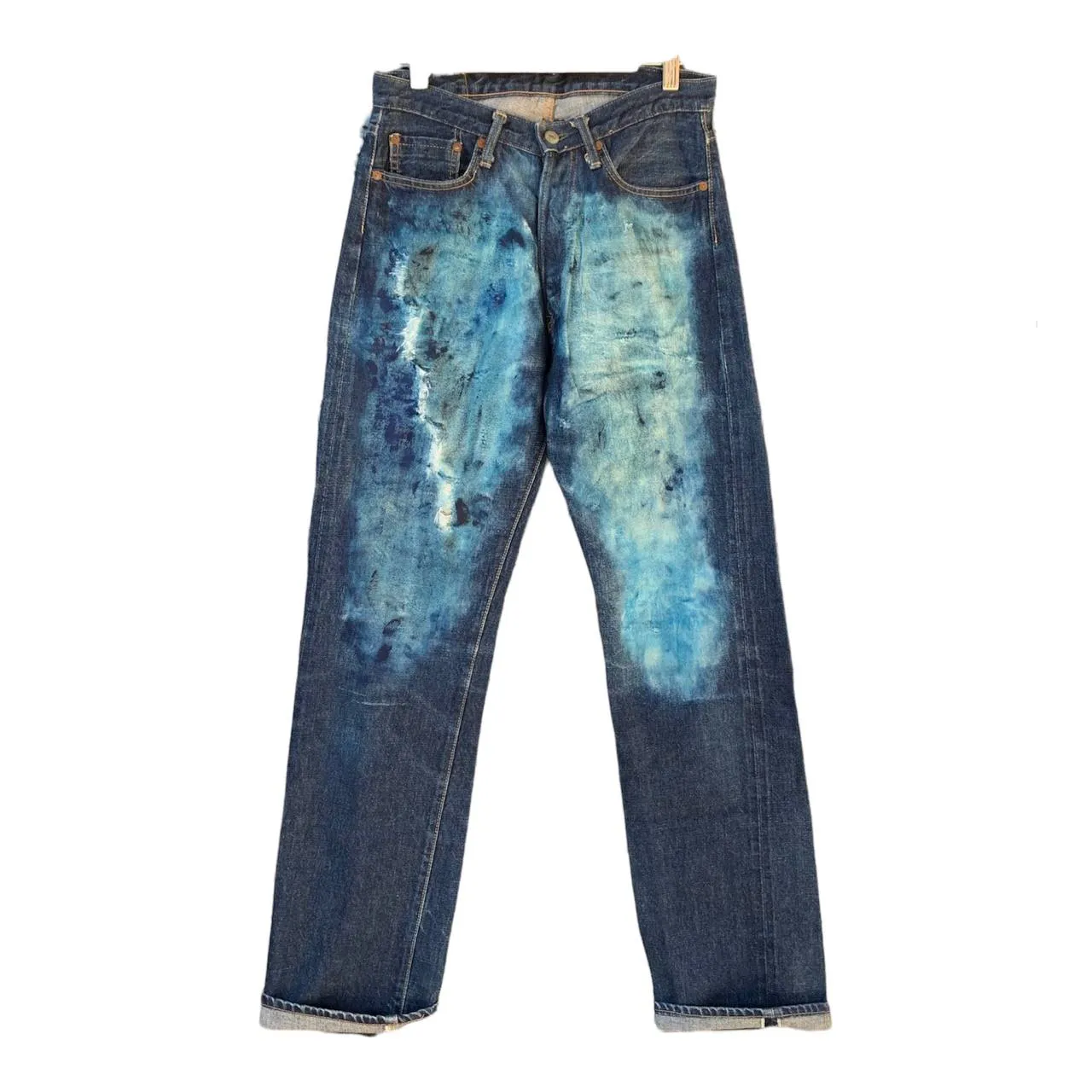Vintage Denime Japan " Acid Wash Style " Selvedge Jeans