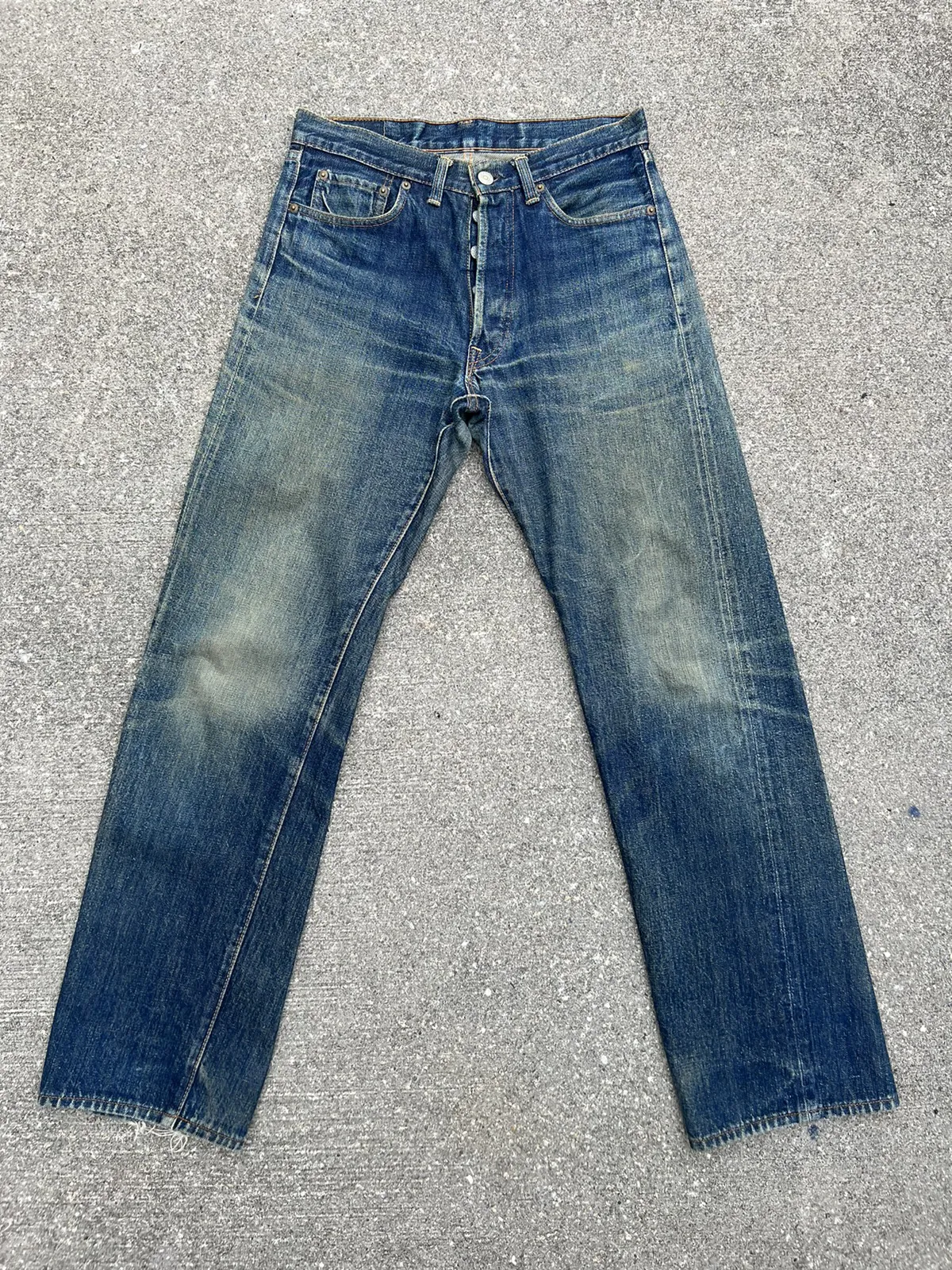 VTG 90s DENIME Orizzonti Ageing Mud Denim Selvedge Jeans