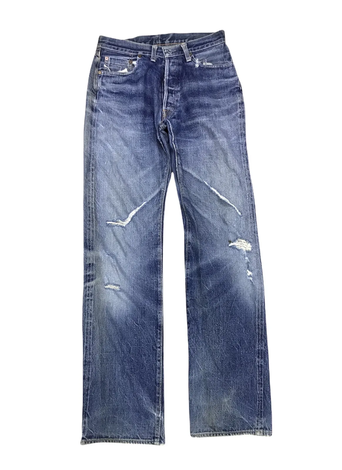 Denime Selvedge Distressed Made In Japan Size 30x34