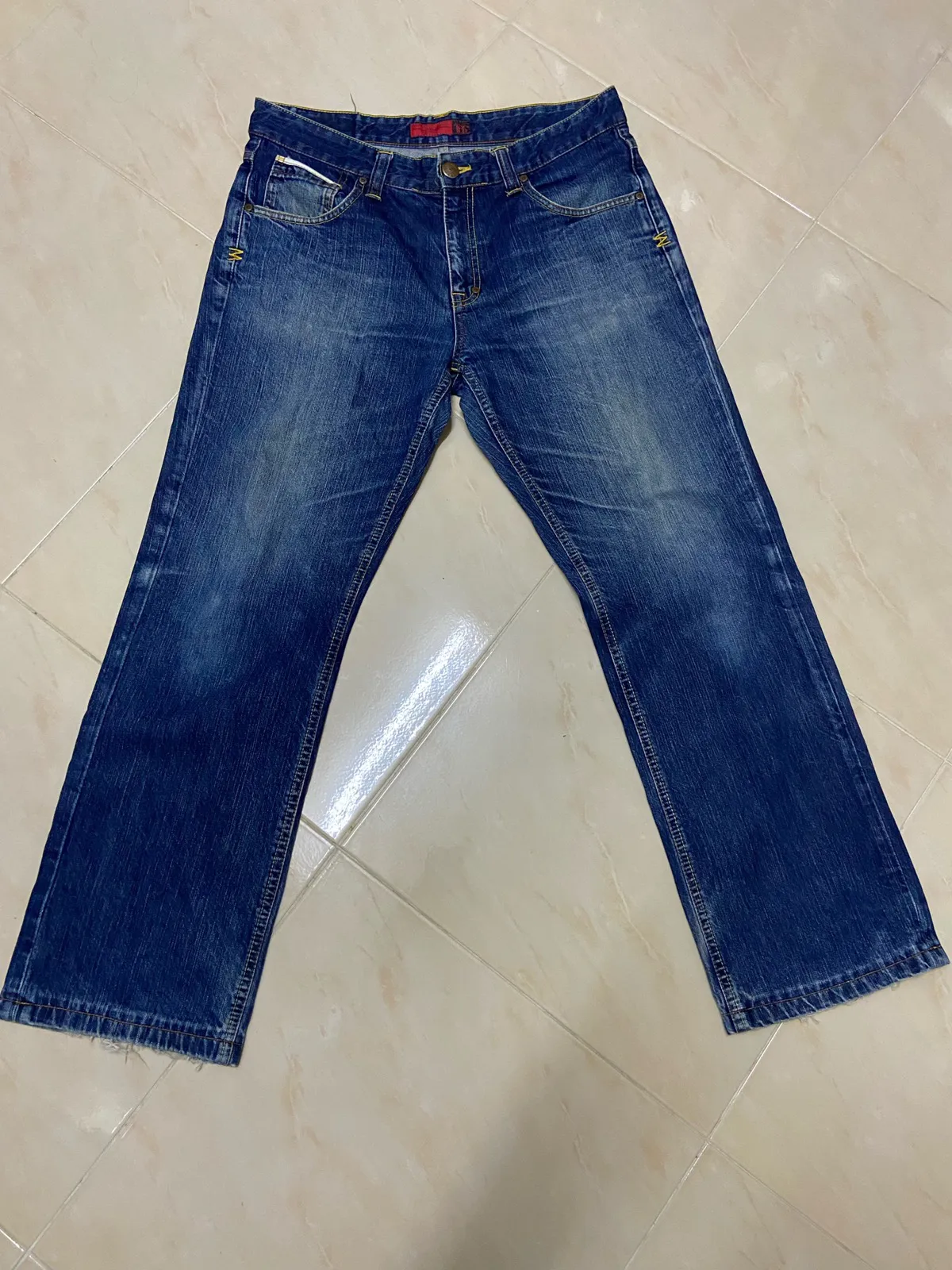 Vintage Ibs Denim fit W33 dark blue