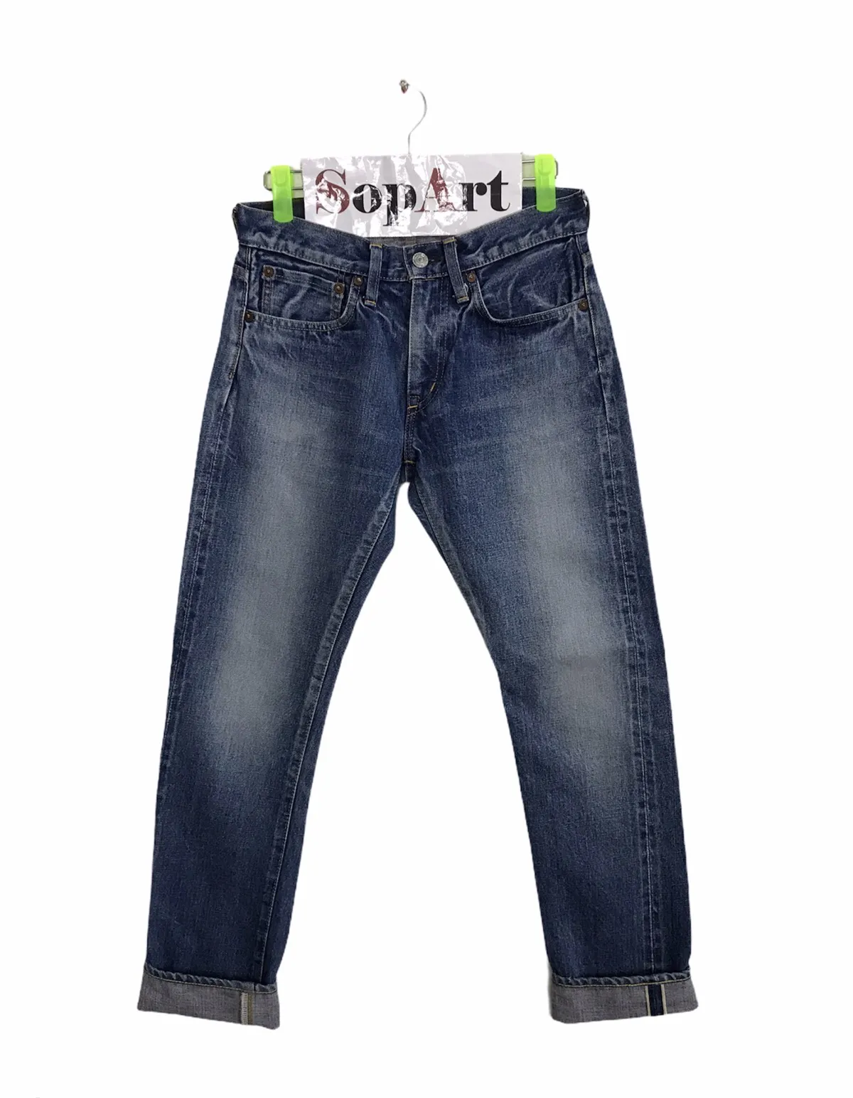 Vintage Denime skinny Selvedge Indigo Denim Jeans