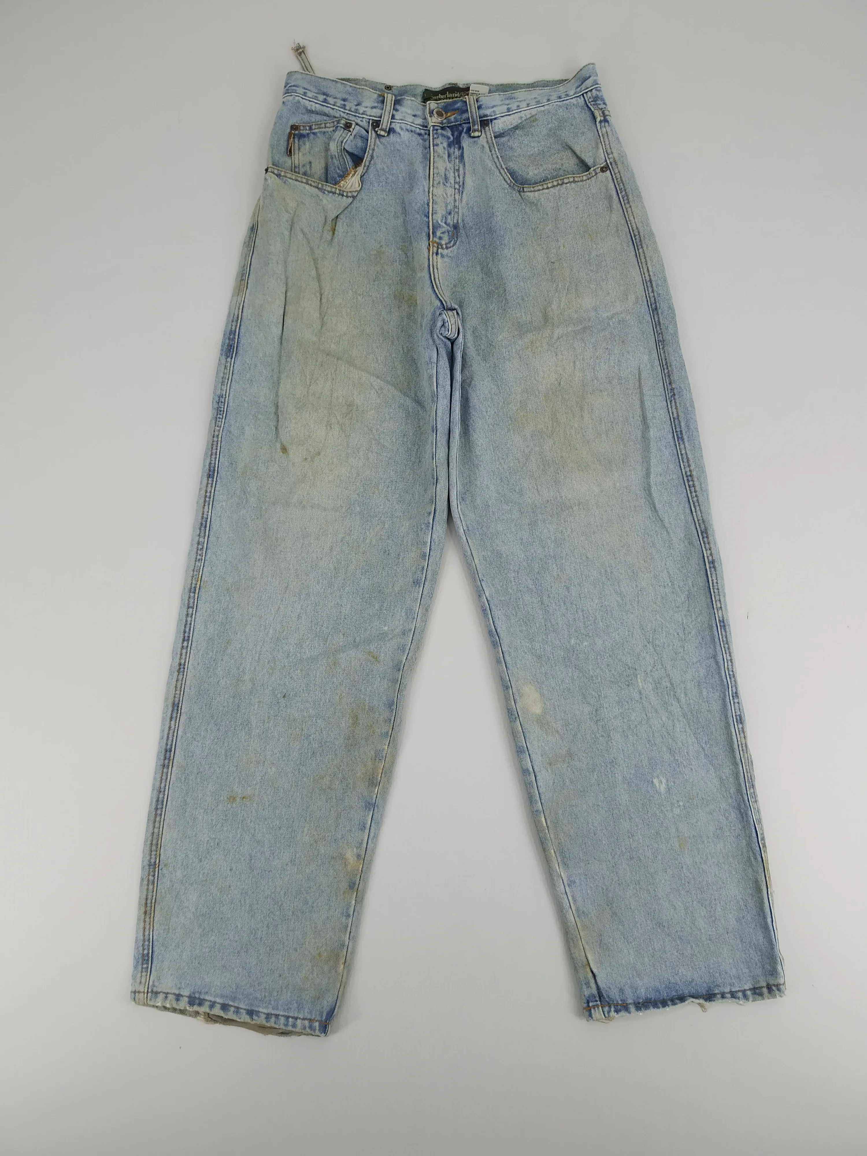 Size 32 Timberland USA Dirty Denim Jeans Timberland Jeans