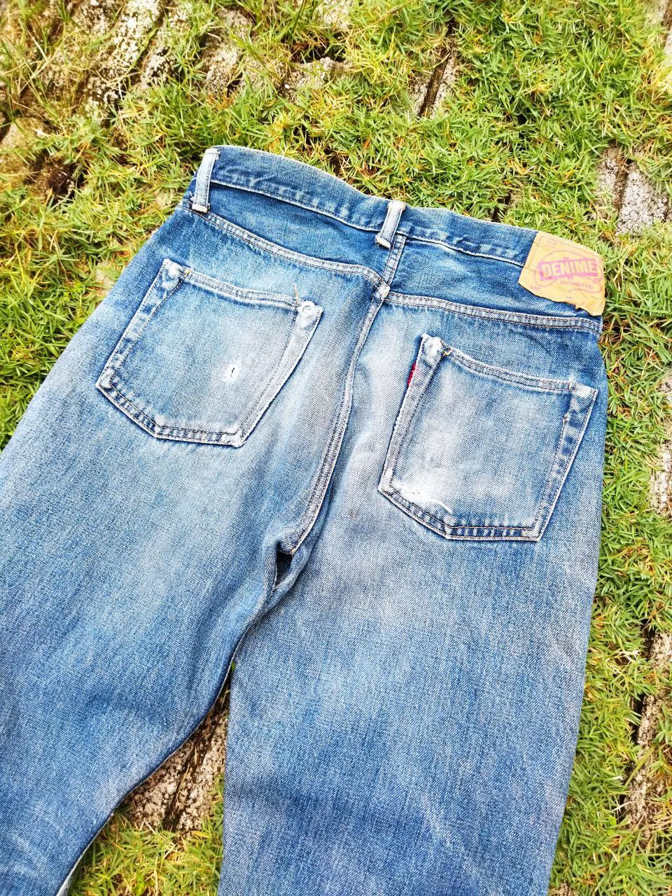 Vintage Denime Selvedge Distressed Jeans