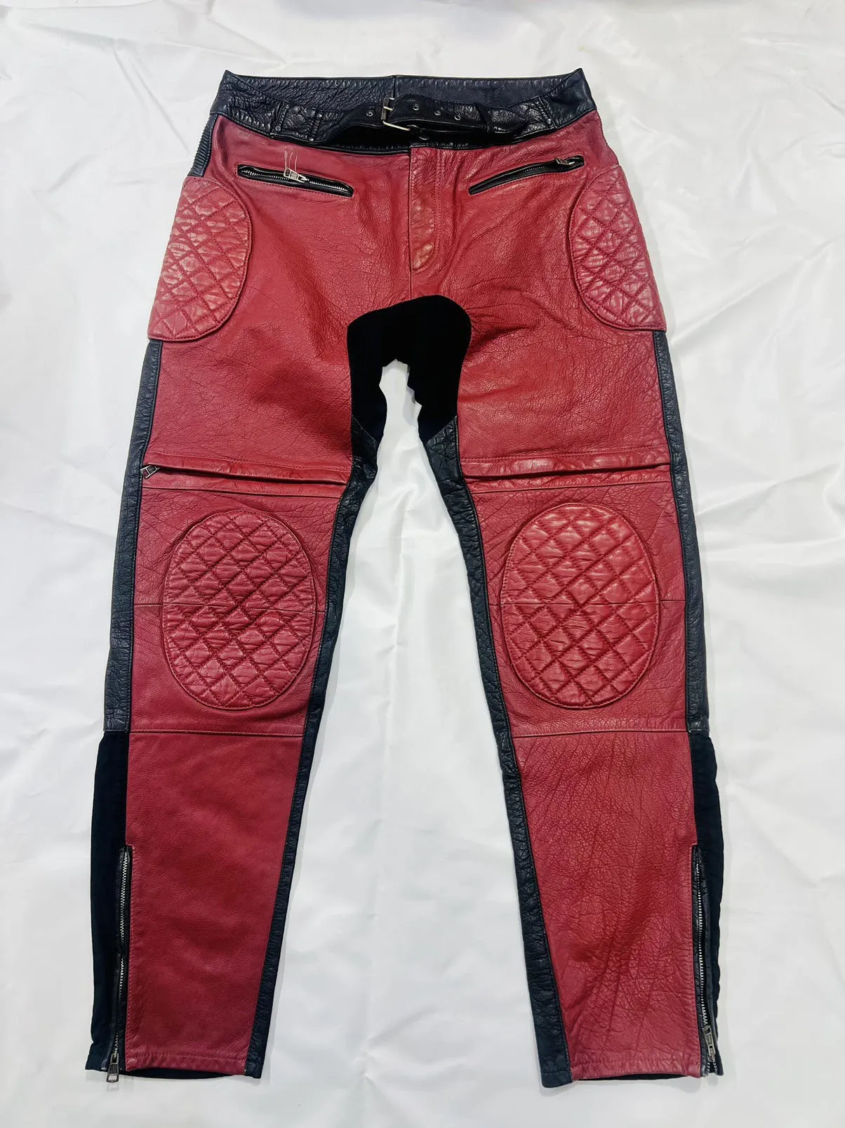 Dues ex machina leather trouser