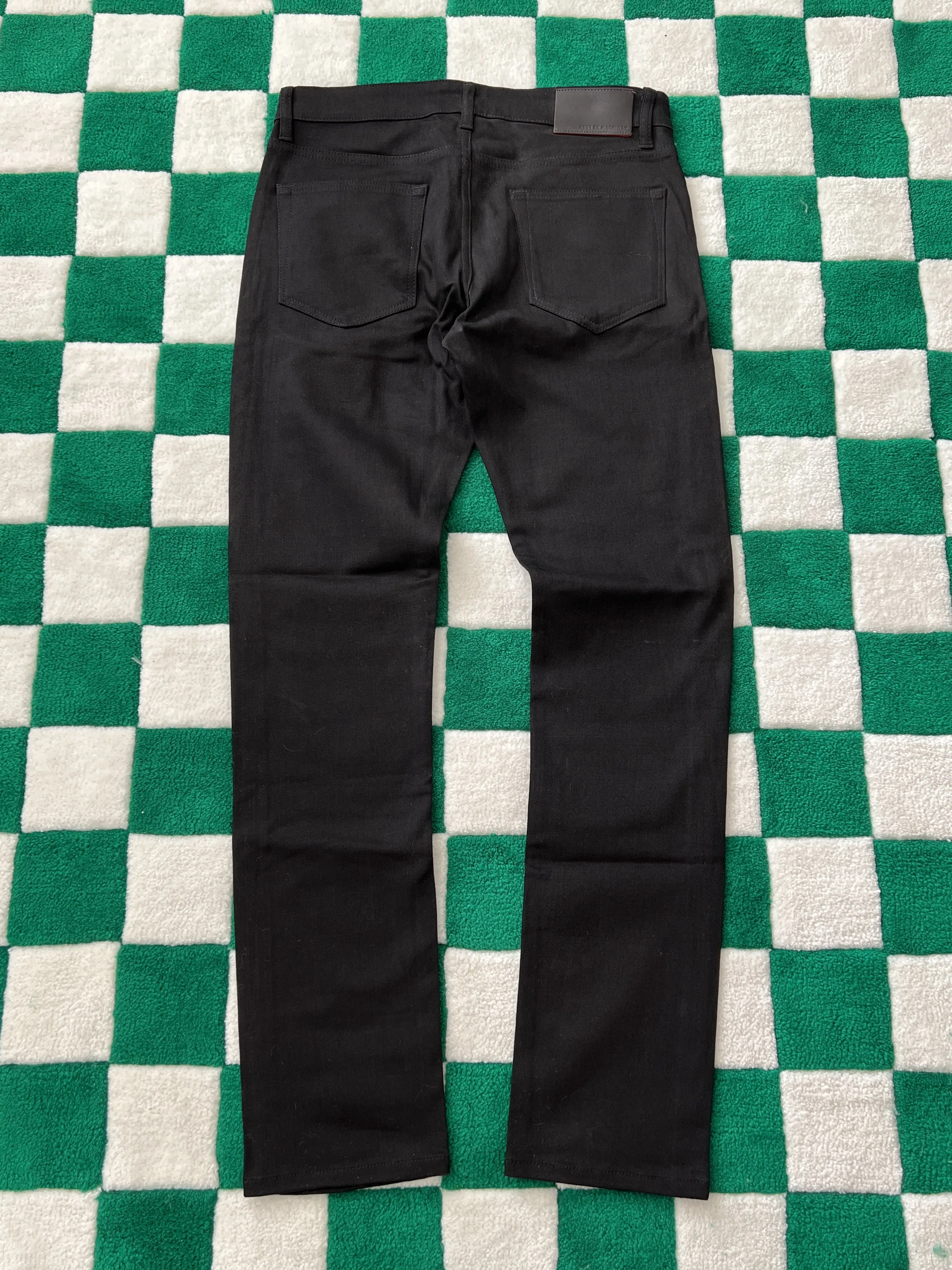 Deus Ex Machina Alberto Skinny Fit Black Denim Pants