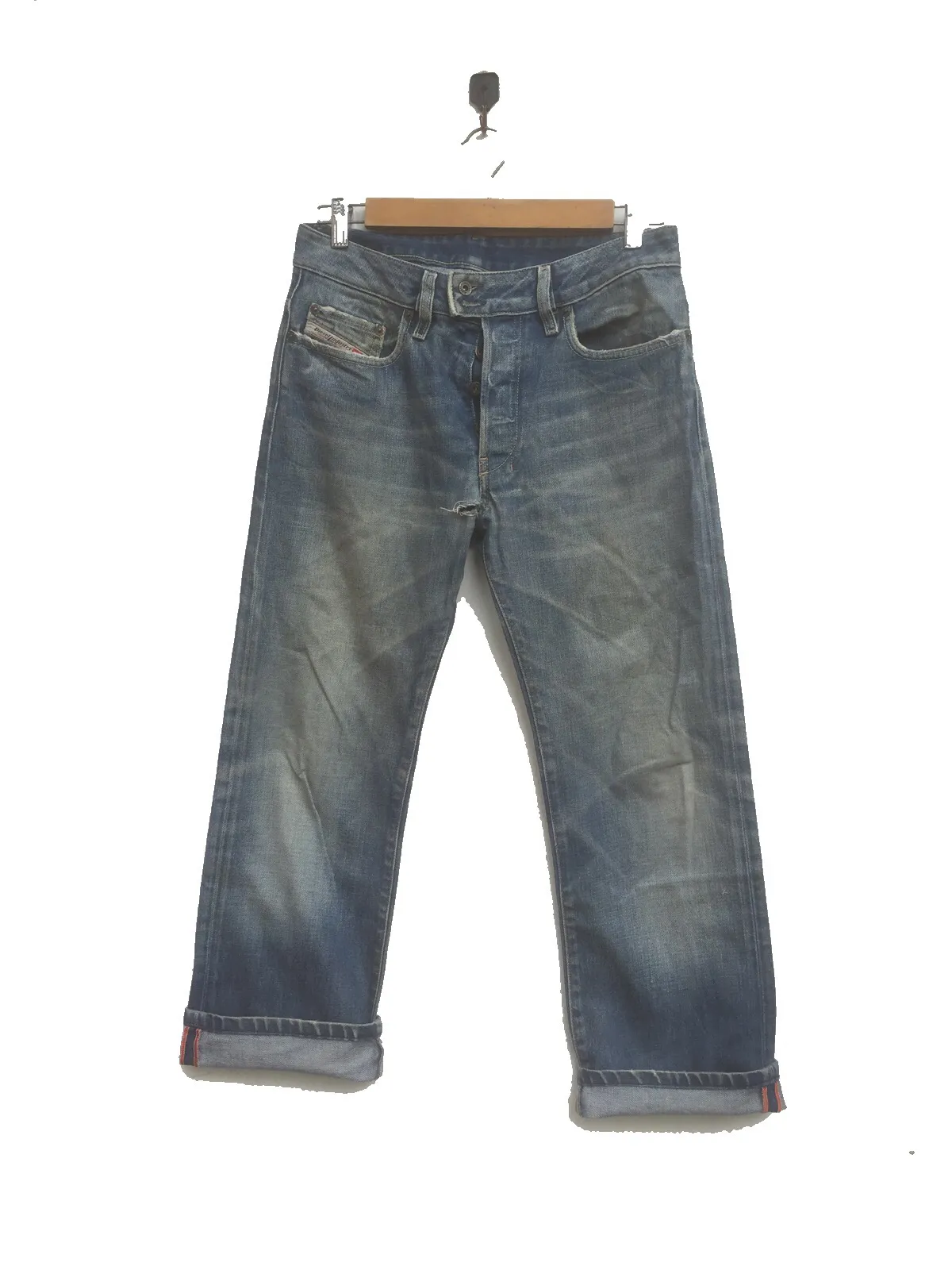 RARE DISTRESSED DENIM DIESEL MADE IN ITALY