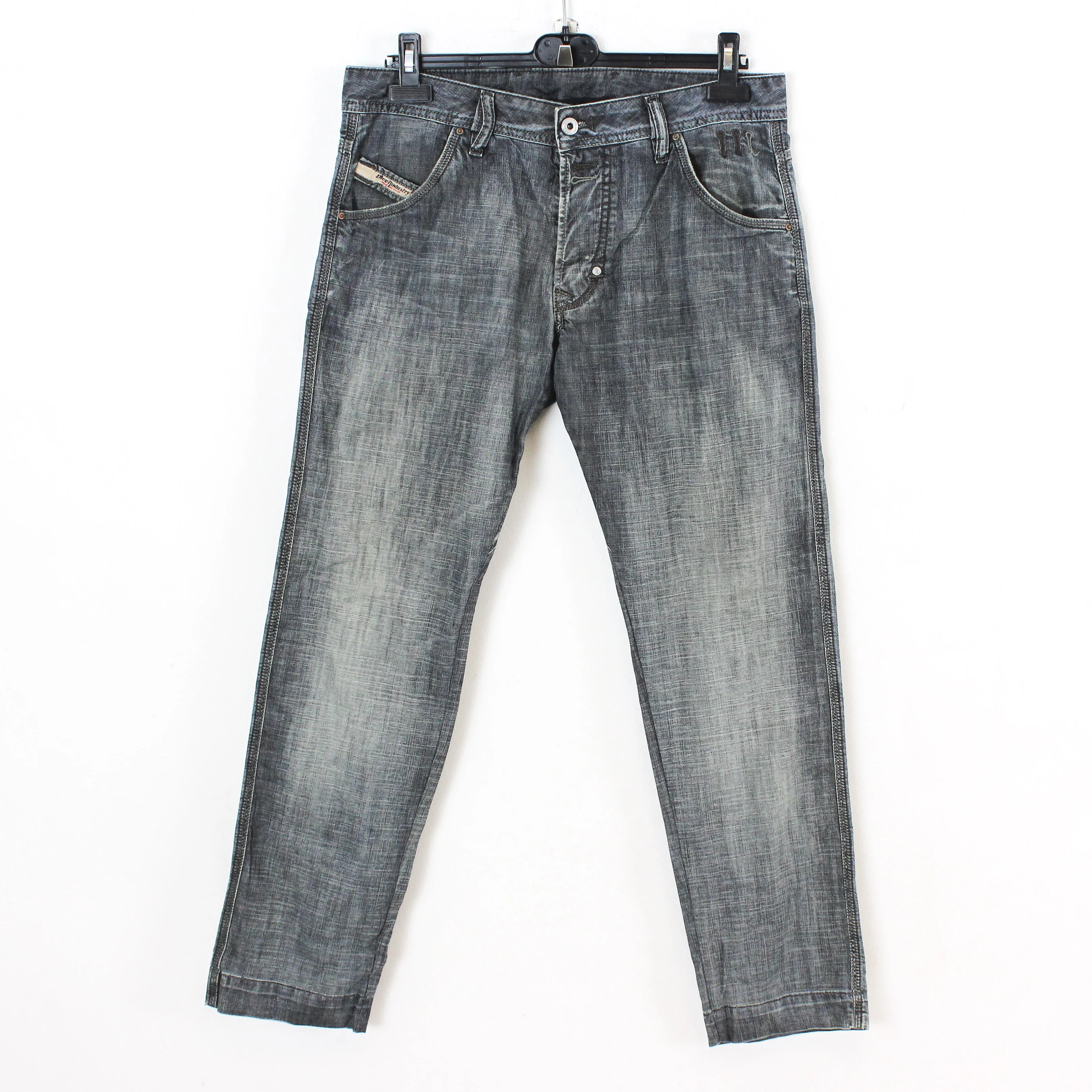 Bumix W34 L30 Regular Straight Jeans Denim Trousers Pants