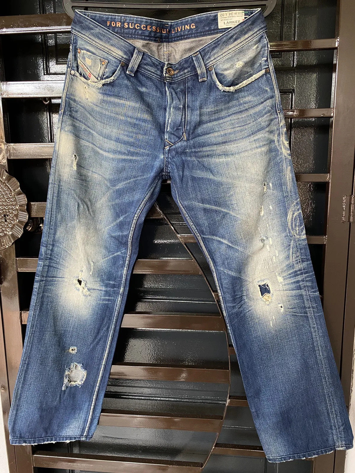 Distressed Denim Diesel Italy Made