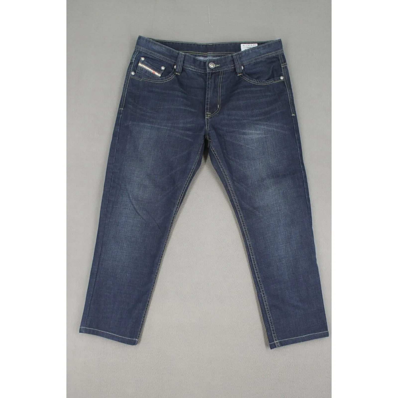 Diesel Jeans Men's 36x 25 Zatiny Regular Blue Denim Pants