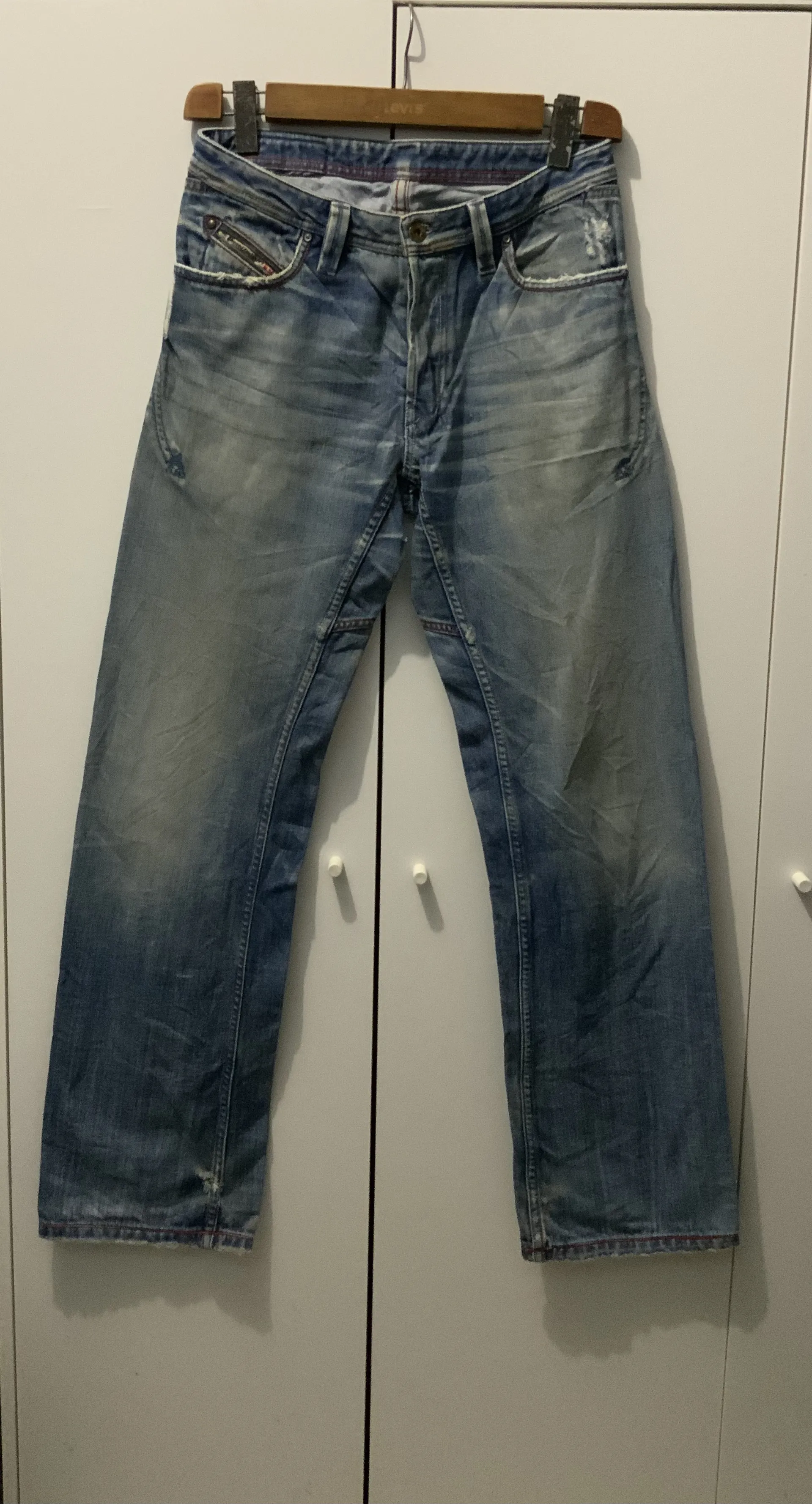 Vintage Diesel Industry Larkee Button Fly Denim Non Selvedge